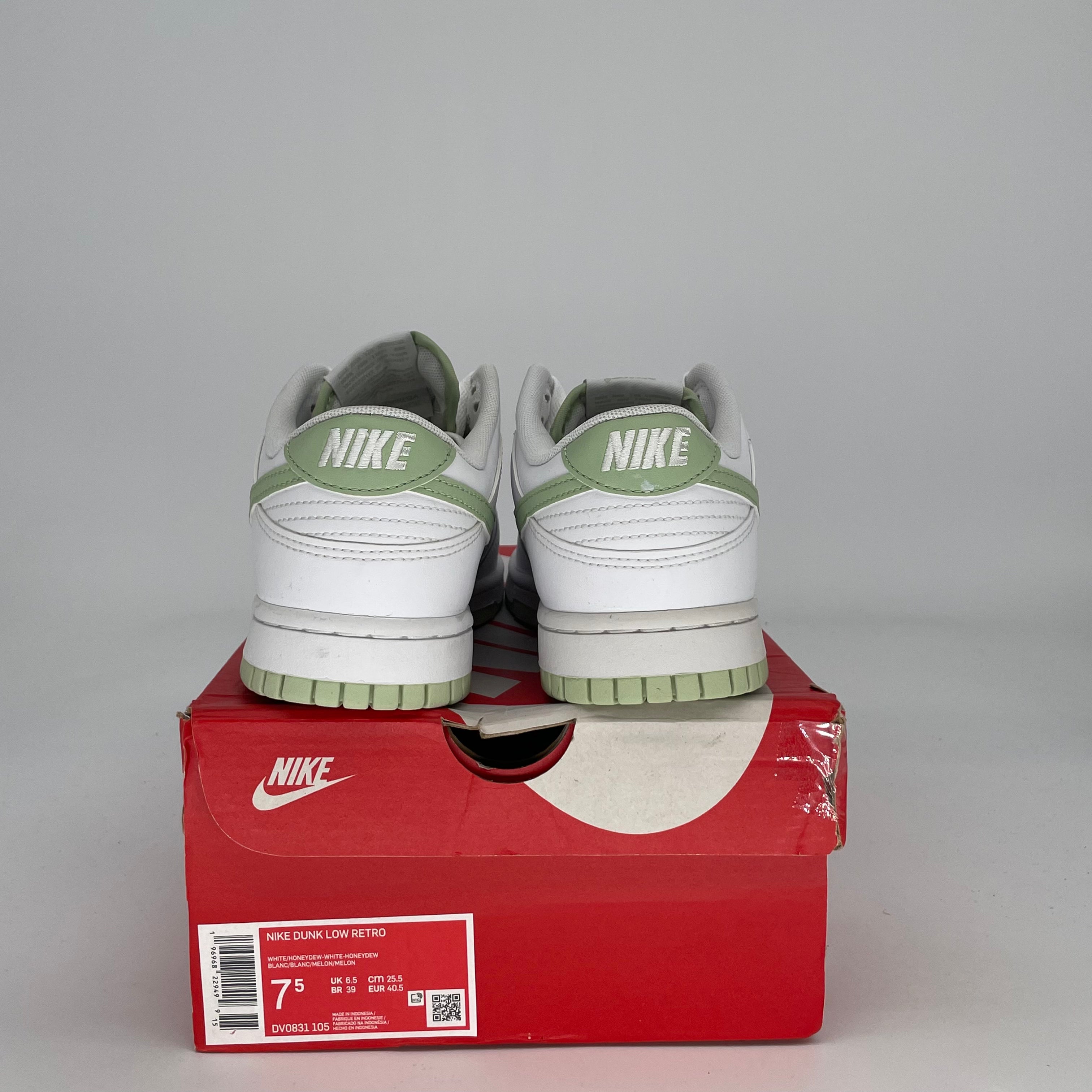 NIKE DUNK LOW HONEYDEW DV0831-105 SIZE 7.5/9W