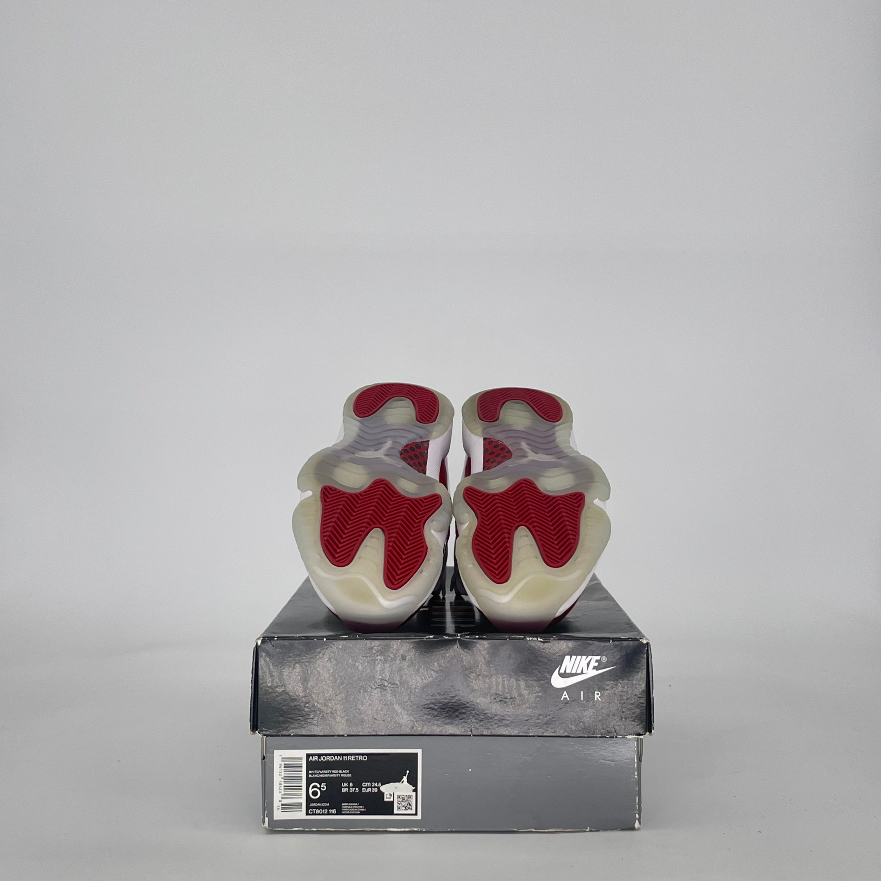 AIR JORDAN 11 CHERRY CT8012-116 SIZE 6.5/8W GS