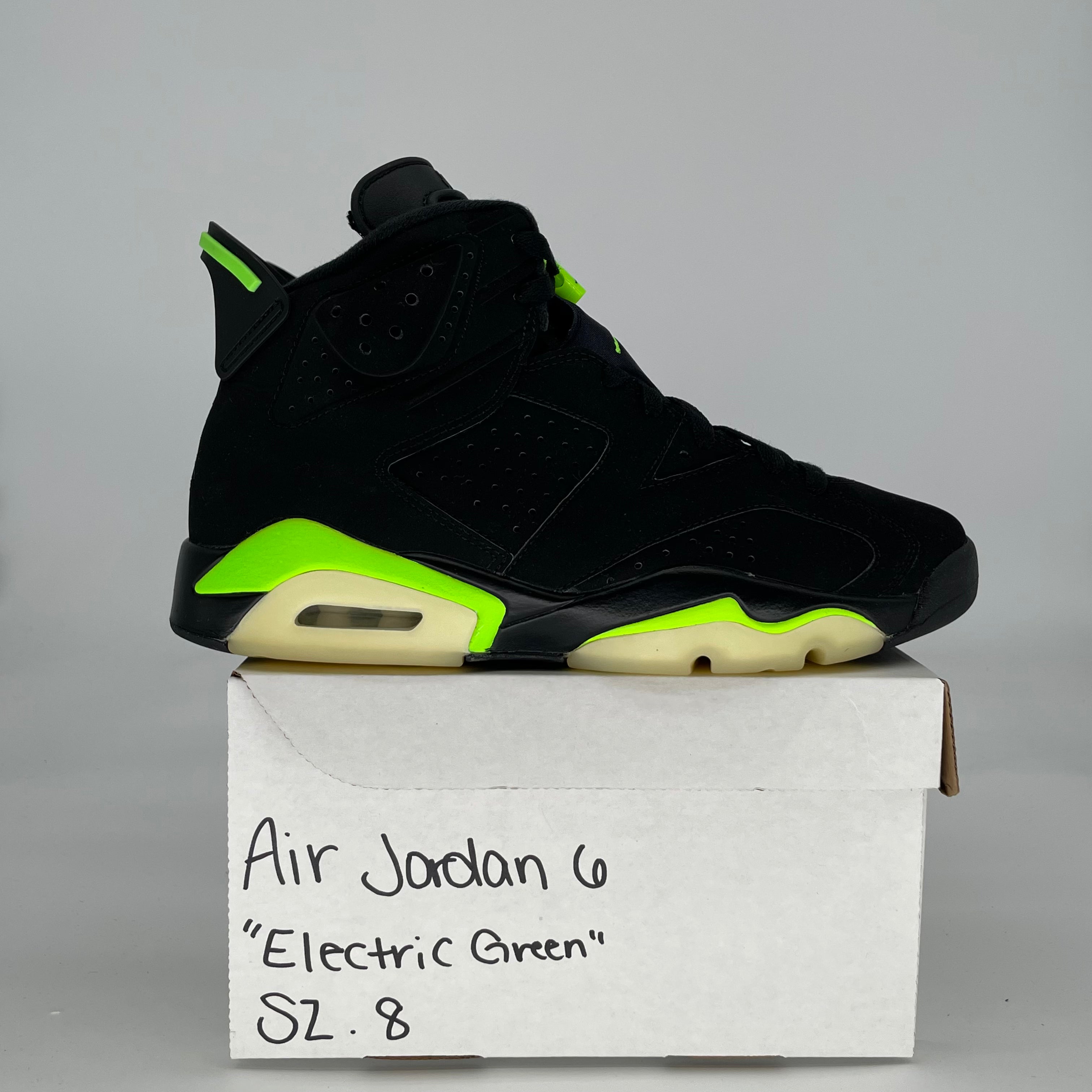 AIR JORDAN 6 ELECTRIC GREEN CT8529-003 SIZE 8/9.5W