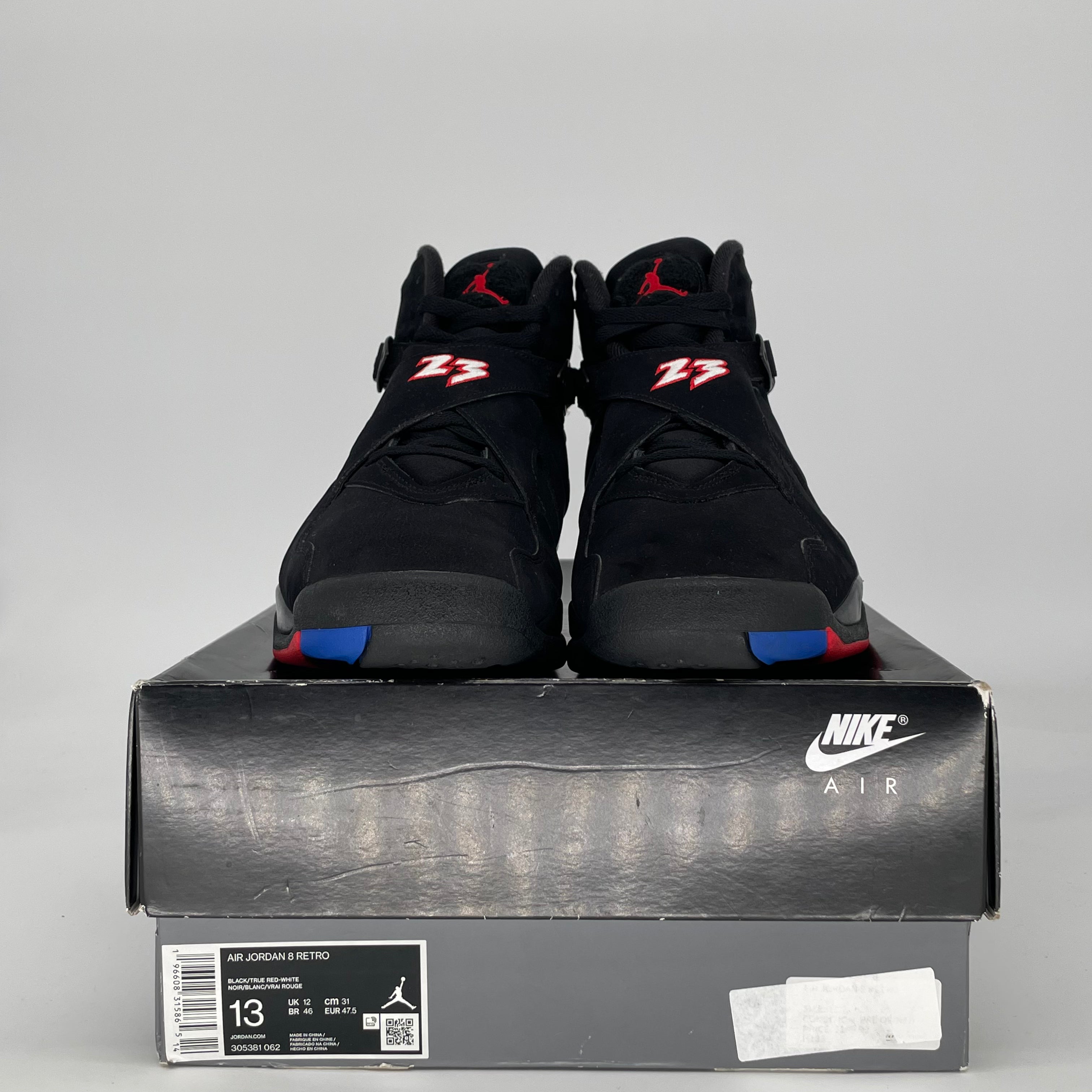 AIR JORDAN 8 PLAYOFFS 305381-062 SIZE 13/14.5W