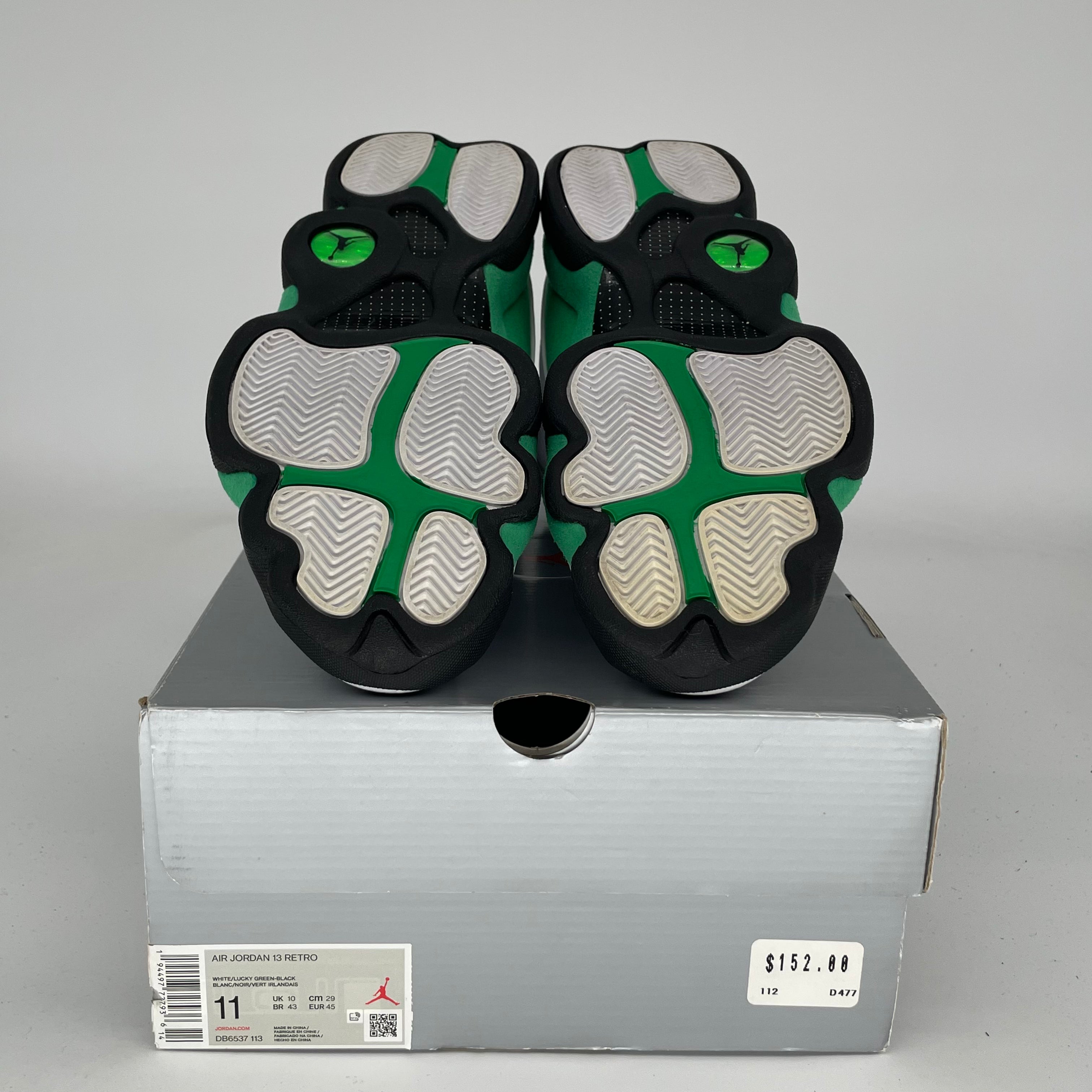 AIR JORDAN 13 LUCKY GREEN SIZE 11 DB6537-113