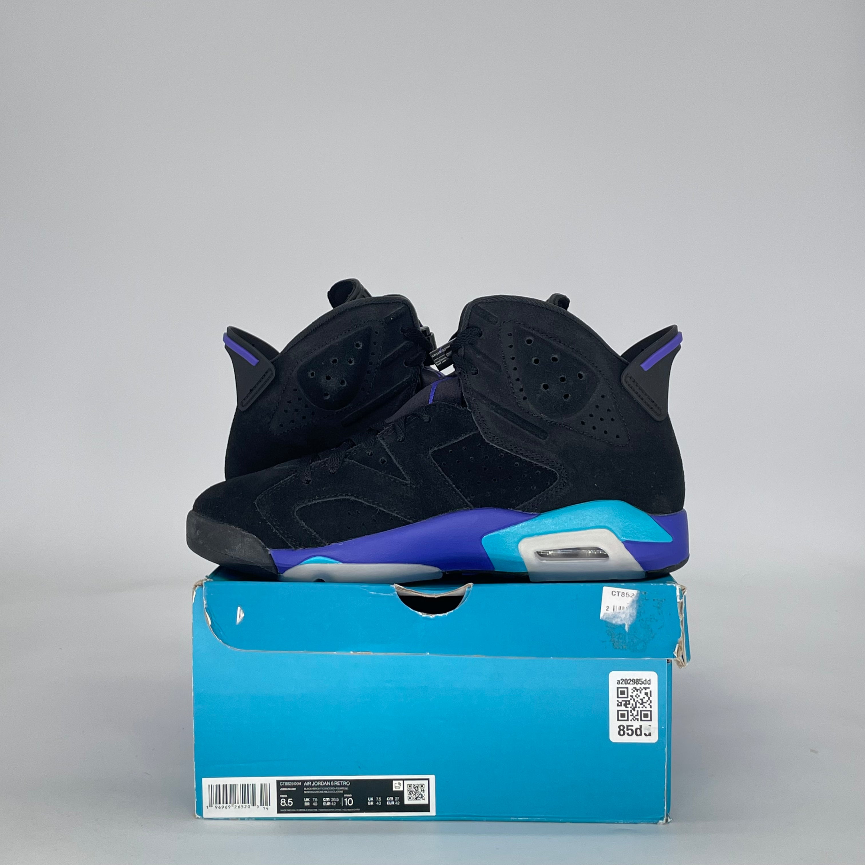 AIR JORDAN 6 AQUA CT8529-004 SIZE 8.5/10W