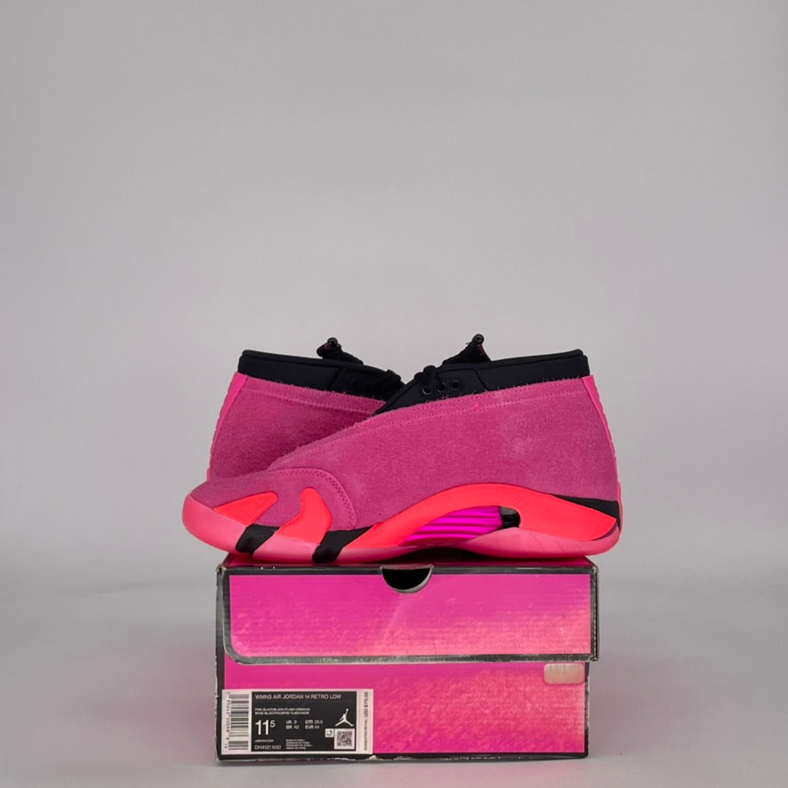 AIR JORDAN 14 LOW SHOCKING PINK DH4121-600 SIZE 10/11.5W