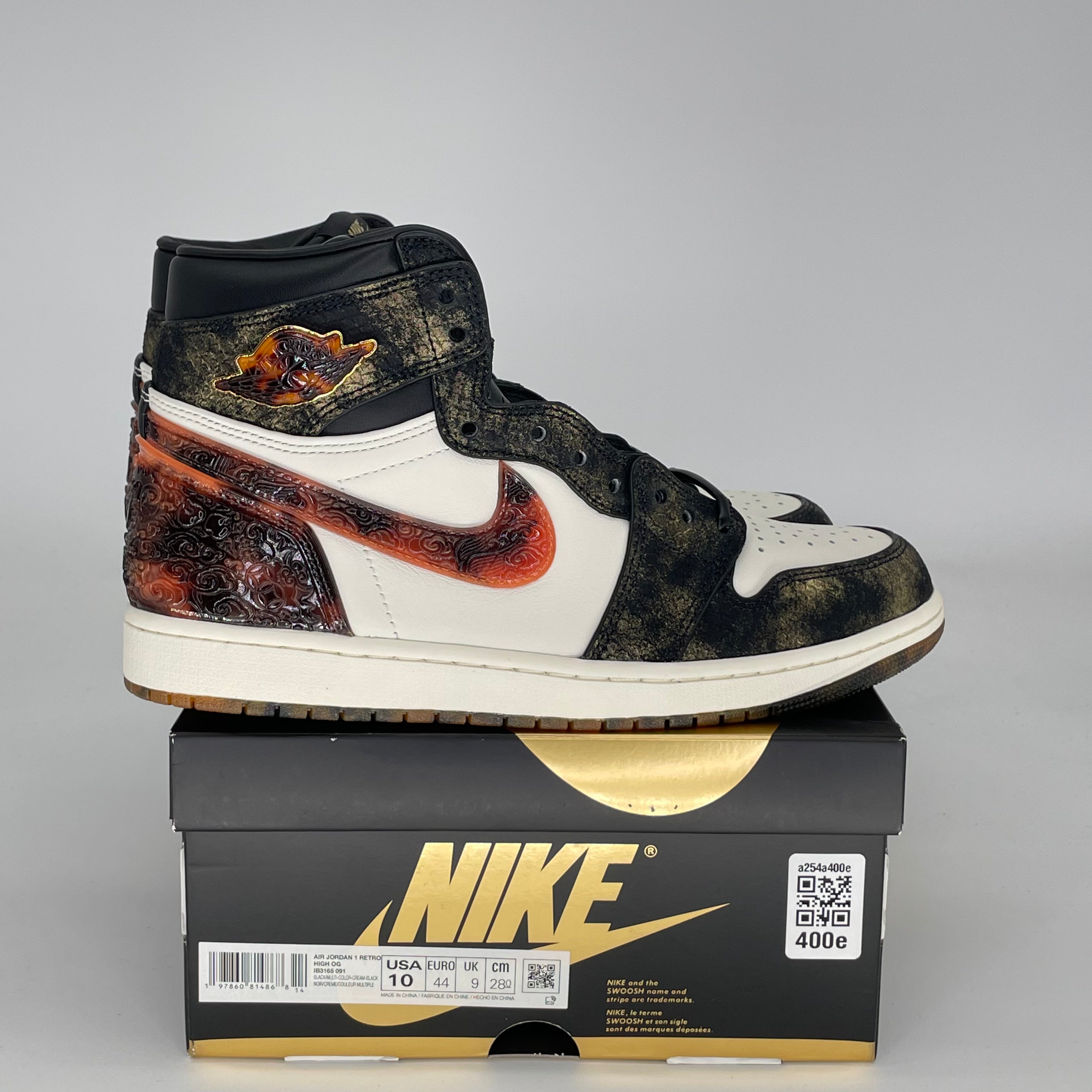 AIR JORDAN 1 XUANWU YEAR OF THE SNAKE SIZE 10/11.5W