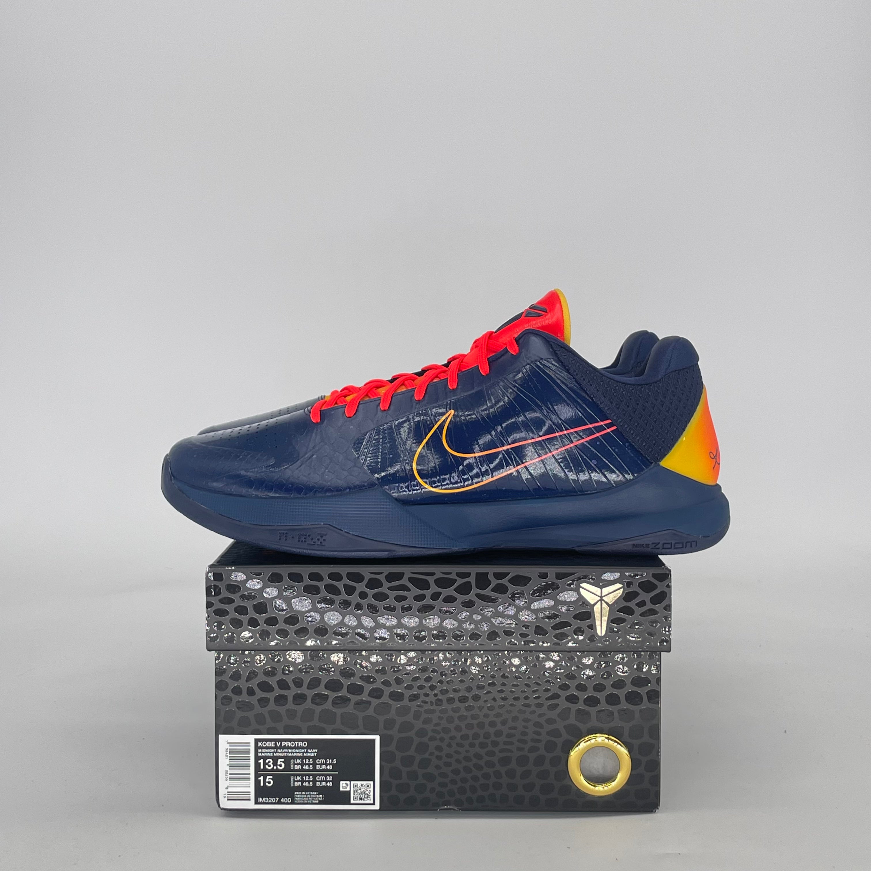 NIKE KOBE 5 PROTRO CAITLIN CLARK INDIANA FEVER IM3207-400 SIZE 13.5/15W