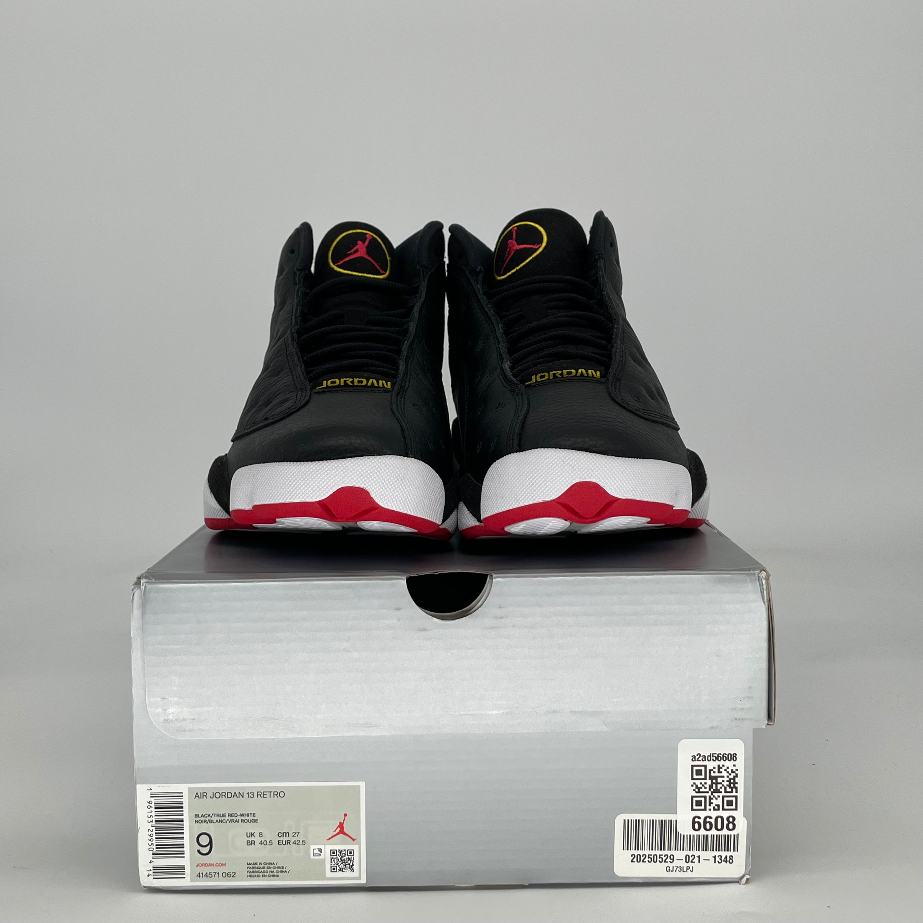 AIR JORDAN 13 PLAYOFFS 414571-062 SIZE 9.5/11W