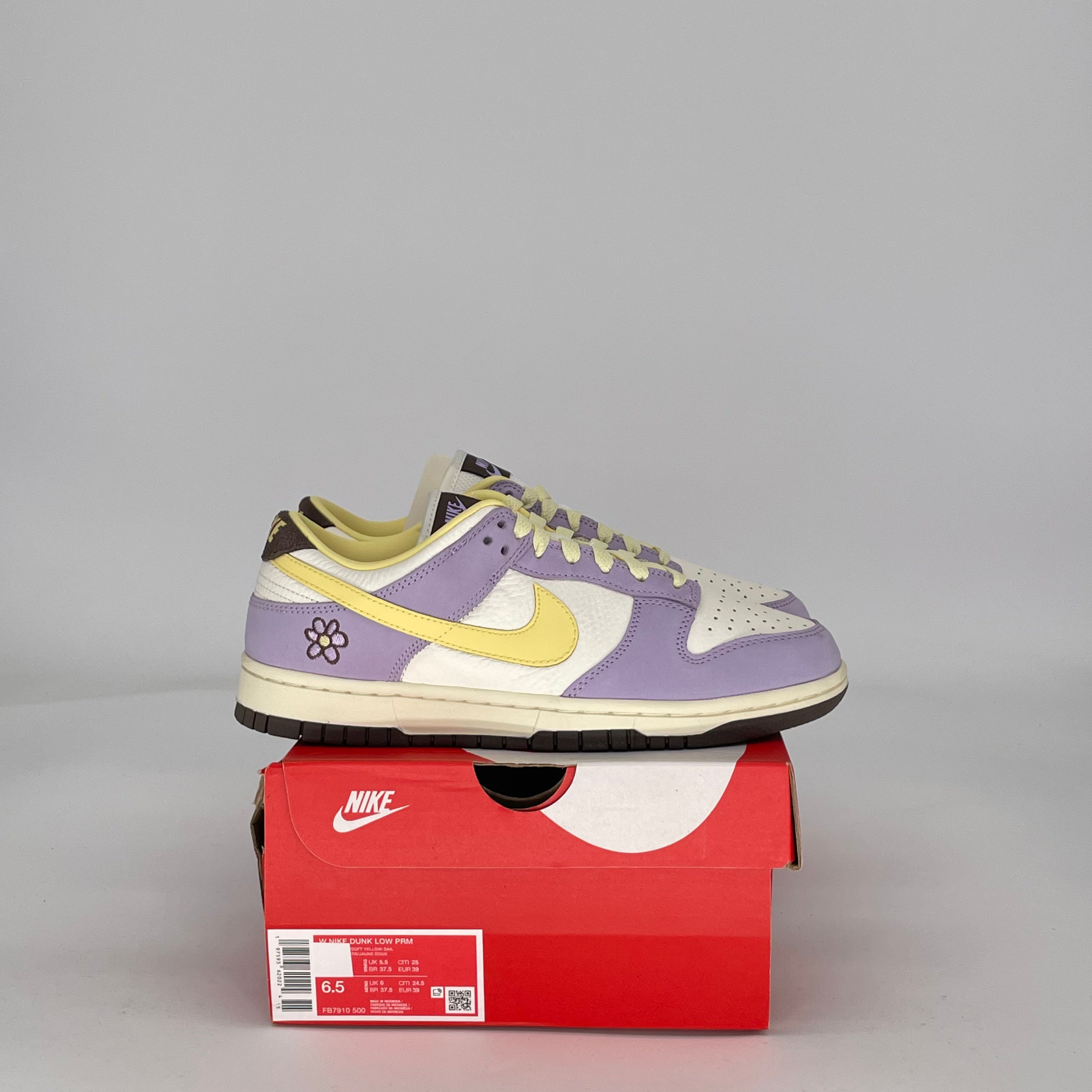 NIKE DUNK LOW LILAC BLOOM FB7910-500 SIZE 6.5/8W GS
