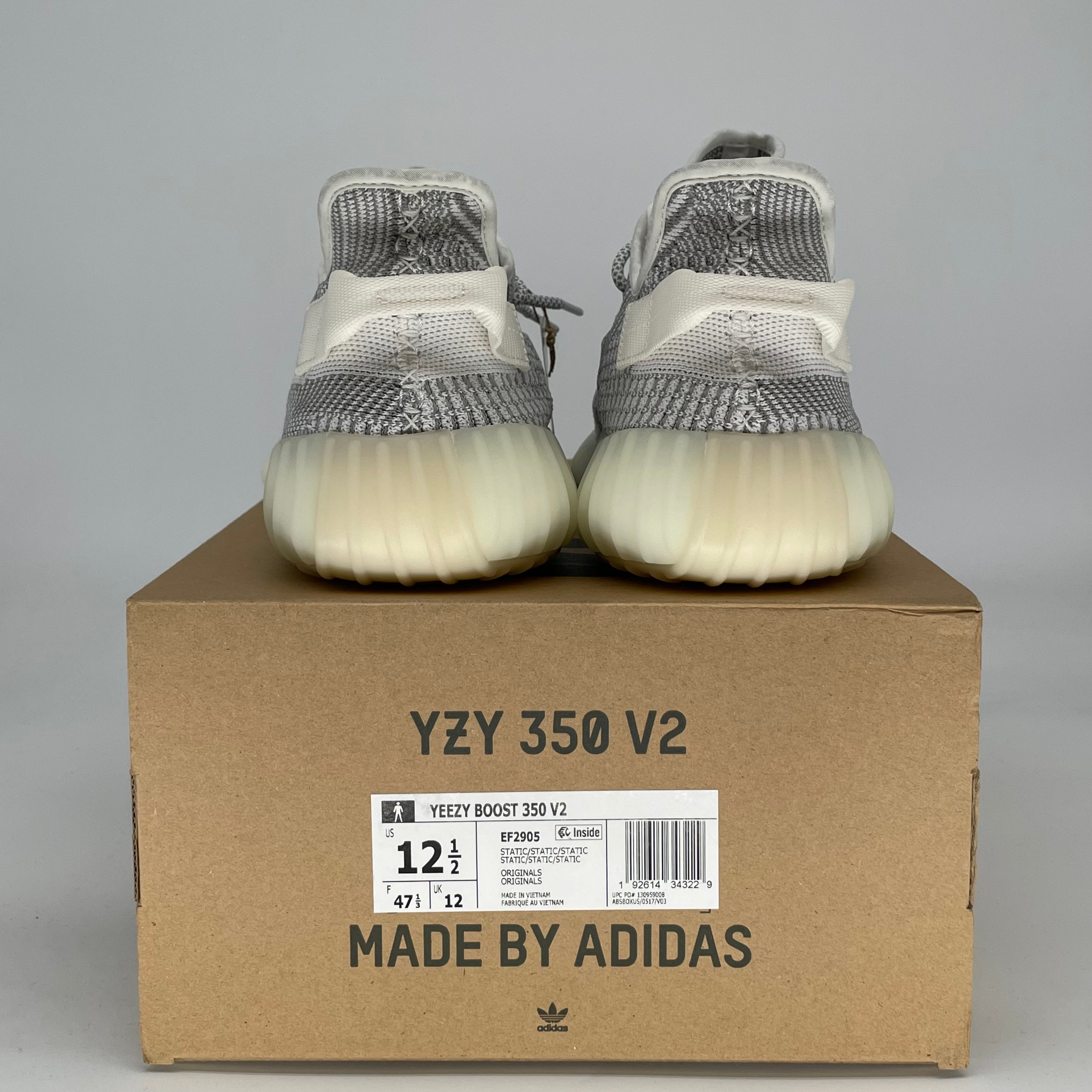 ADIDAS YEEZY 350 V2 STATIC (NON-REFLECTIVE) EF2905 SIZE 12.5/14W