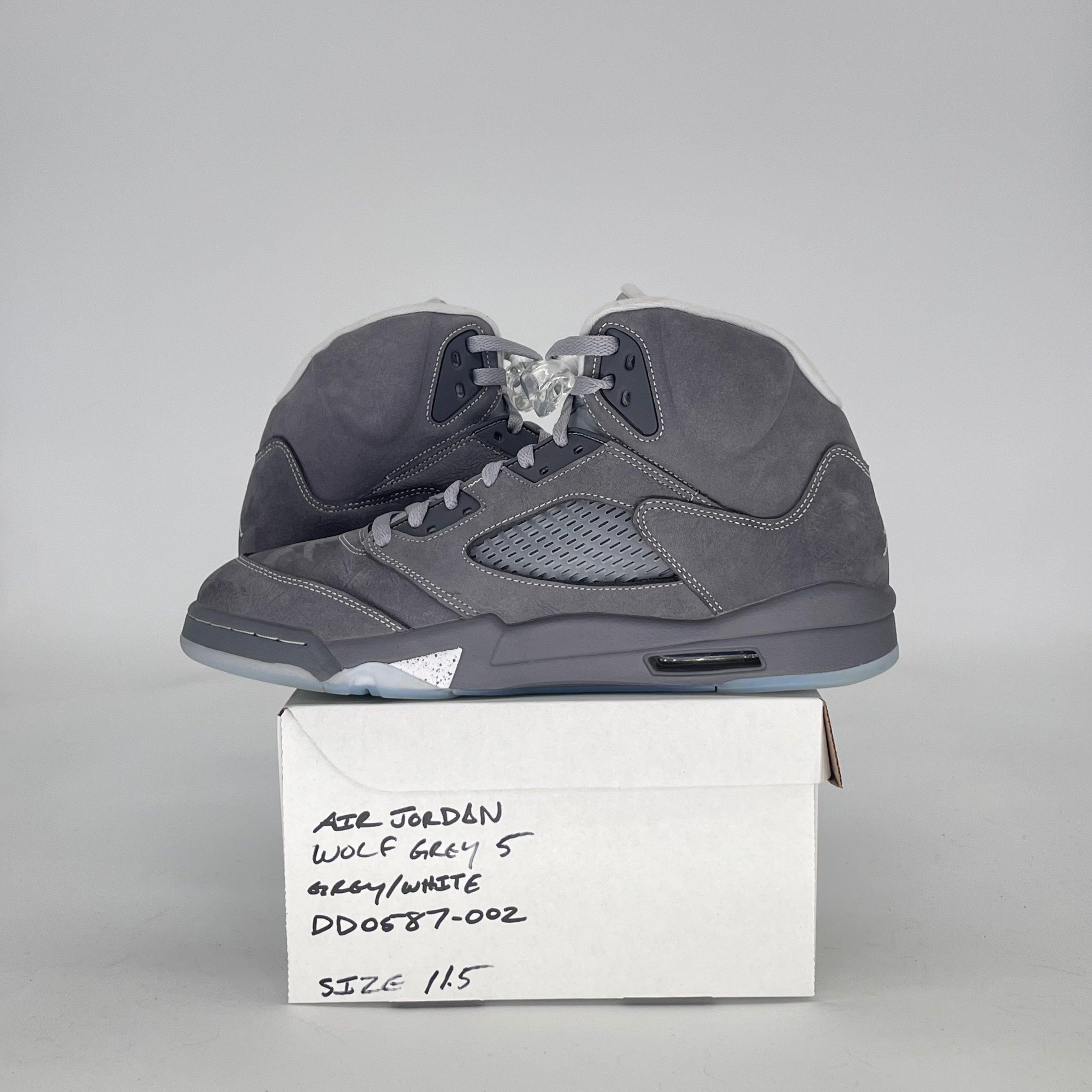 AIR JORDAN 5 WOLF GREY DD0587-002 SIZE 11.5/13W