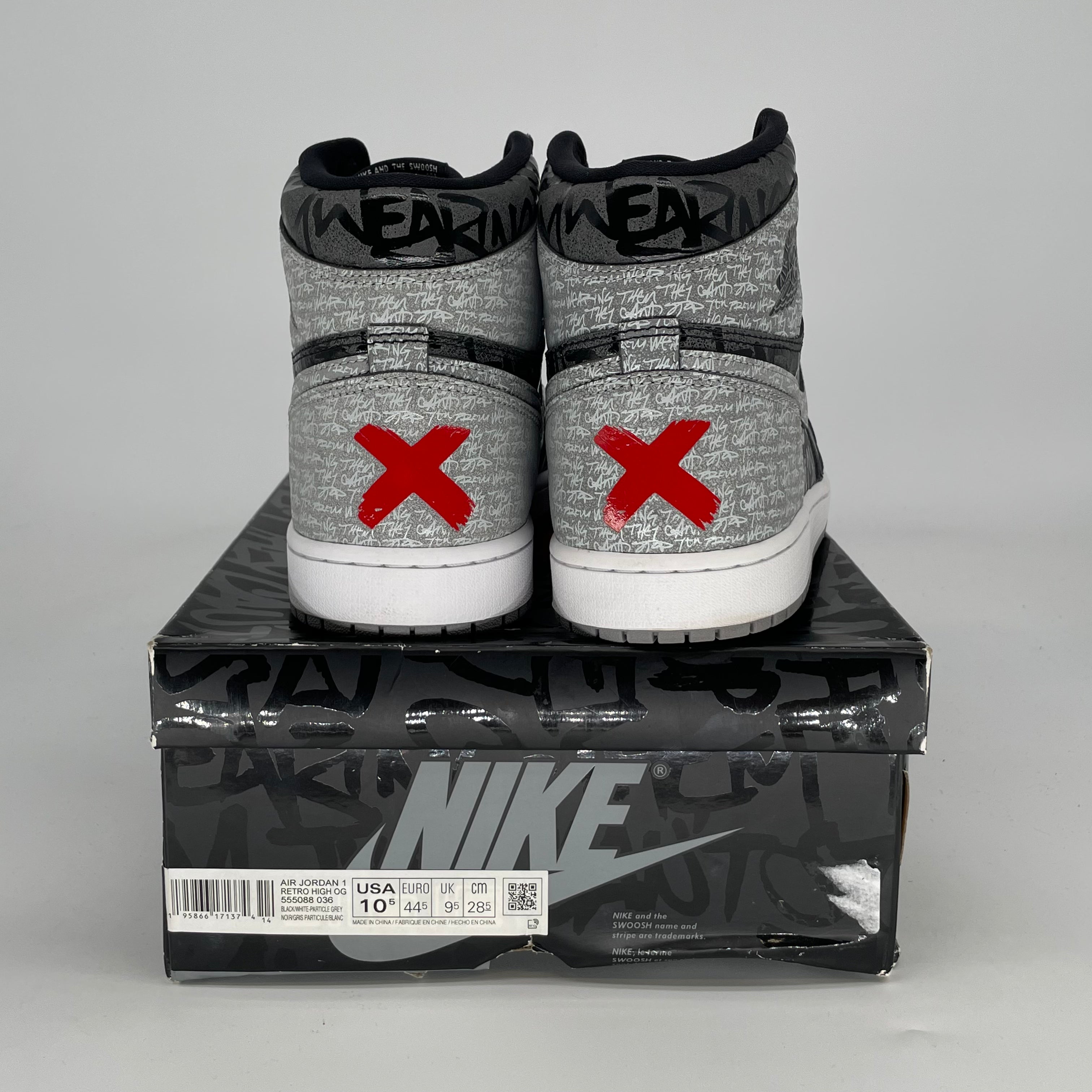 AIR JORDAN 1 REBELLIONAIRE 555088-036 SIZE 10.5/12W