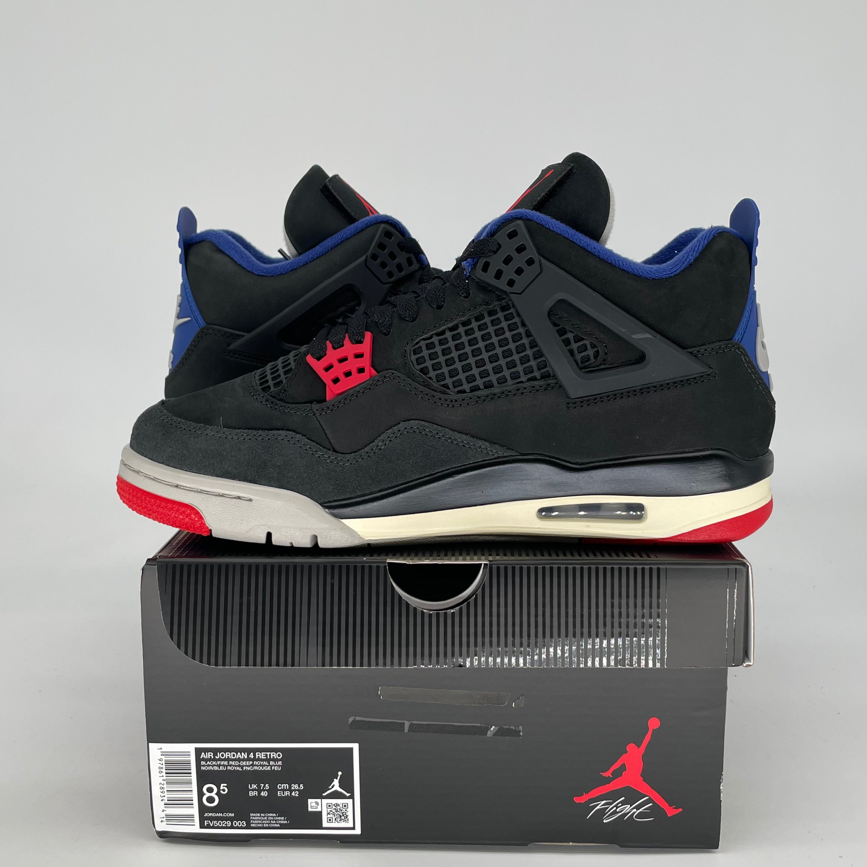 AIR JORDAN 4 RARE AIR WHITE LETTERING FV5029-003 SIZE 8.5/10W