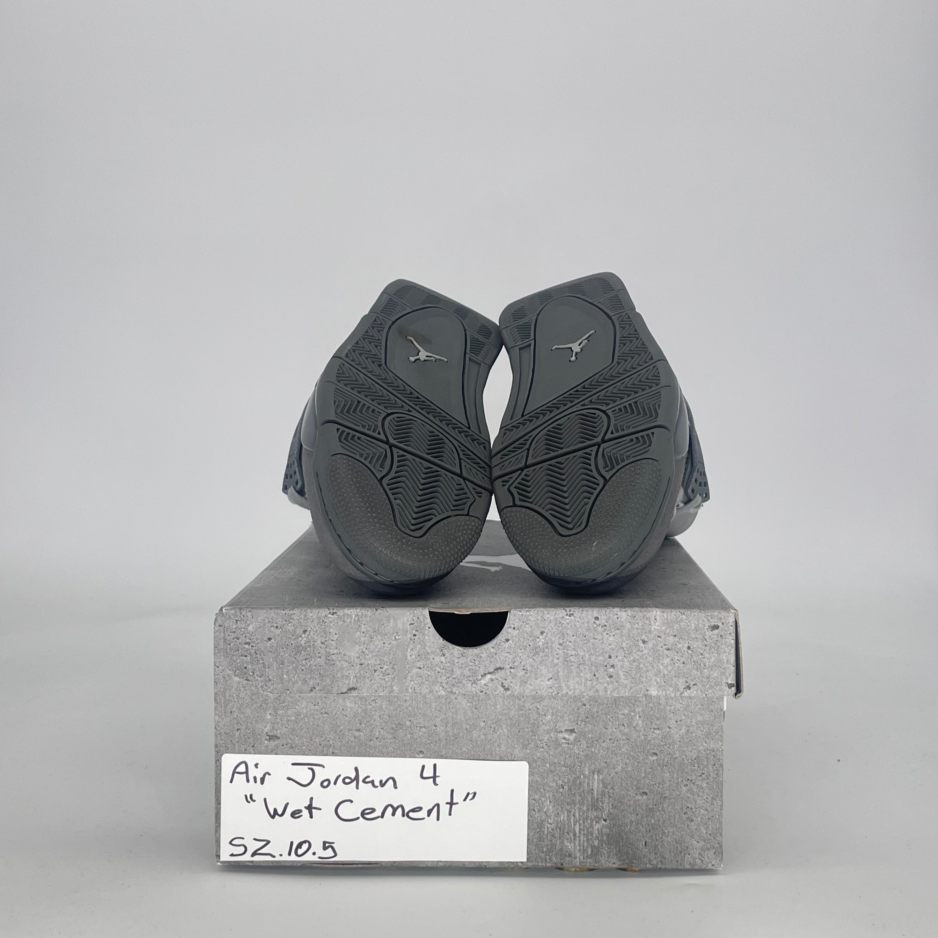 AIR JORDAN 4 PARIS OLYMPICS WET CEMENT FQ7928-001 SIZE 10.5/12W