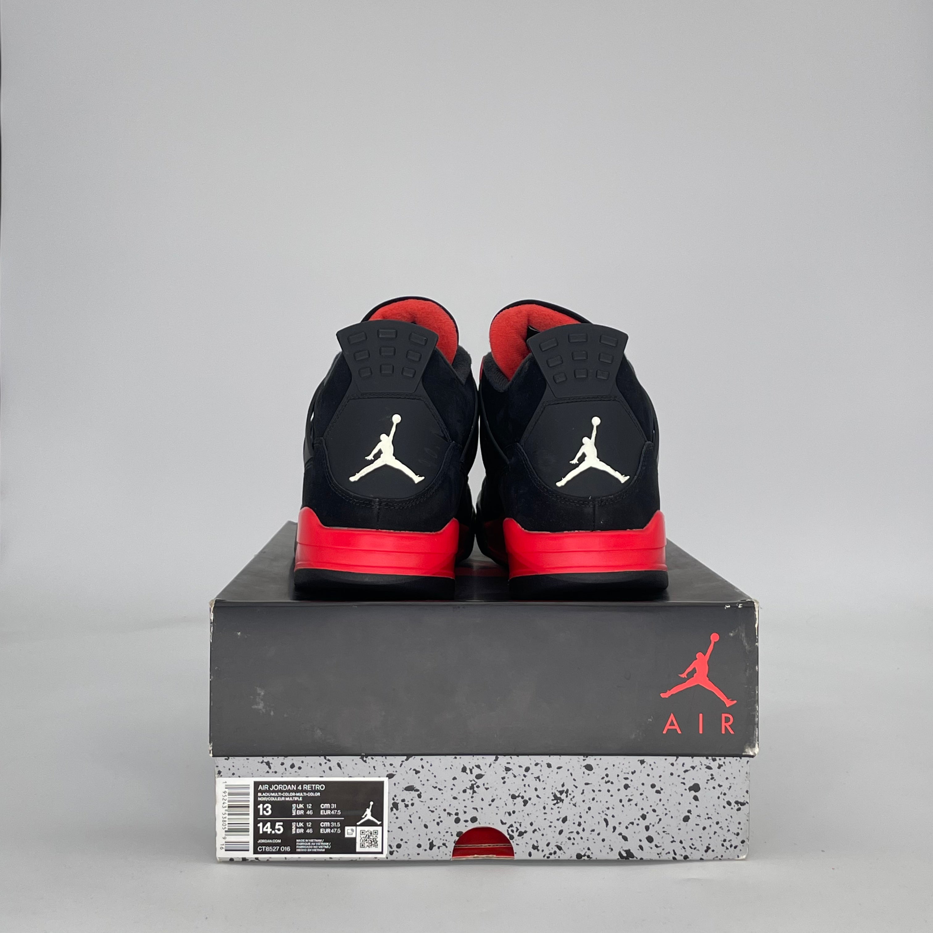 AIR JORDAN 4 RED THUNDER CT8527-016 SIZE 13/14.5W