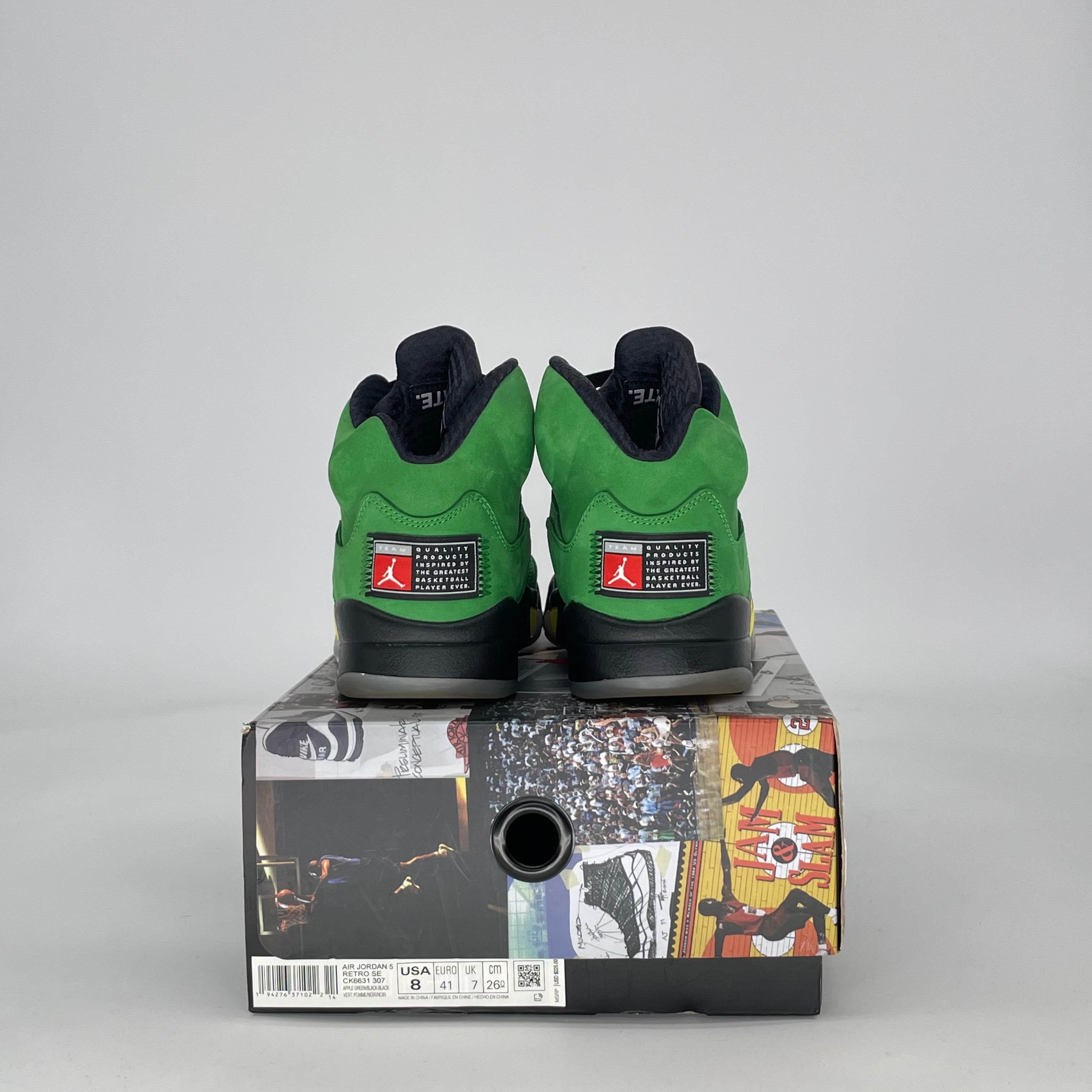 AIR JORDAN 5 SE OREGON CK6631-307 SIZE 8/9.5W