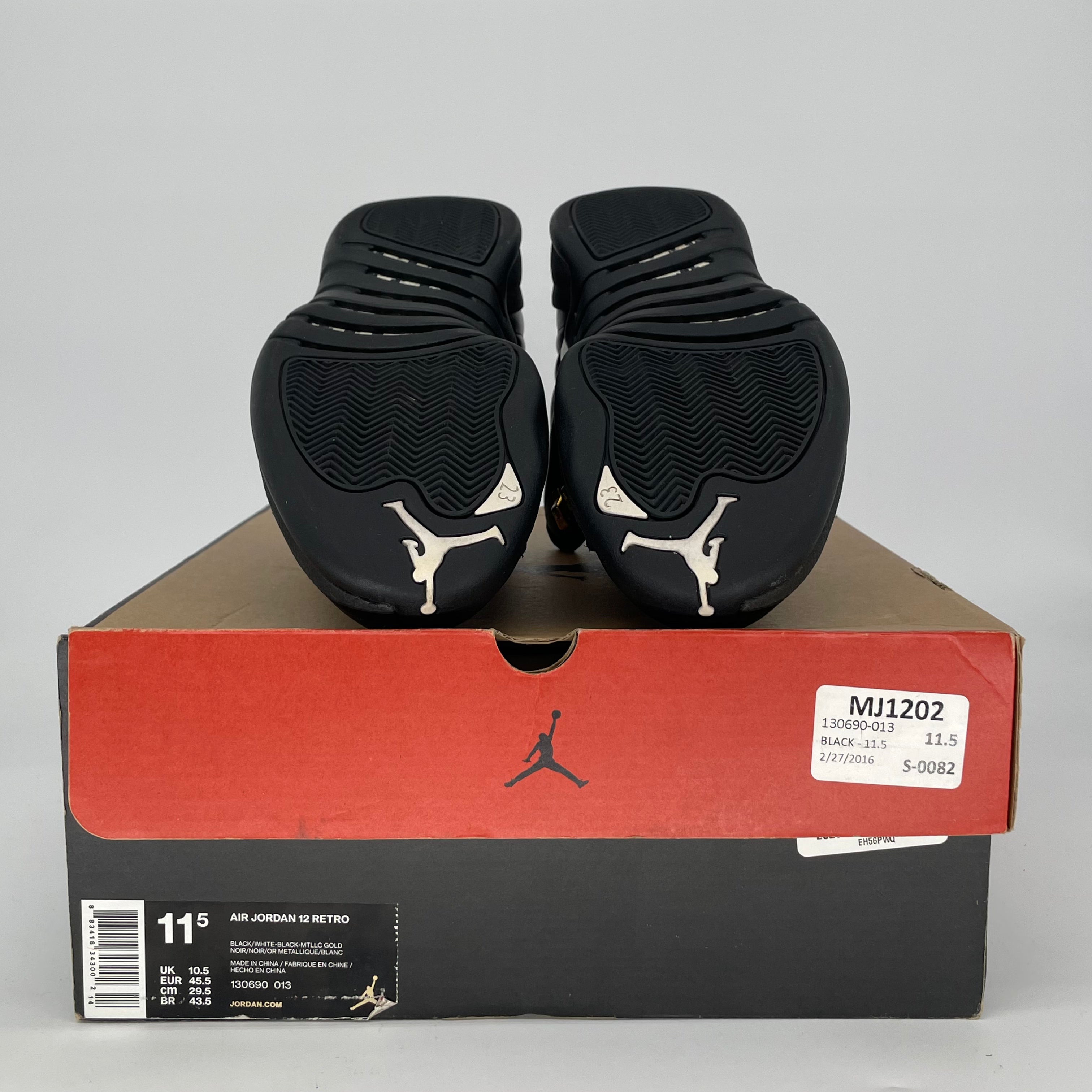 AIR JORDAN 12 THE MASTER 130690-013 SIZE 11.5/13W