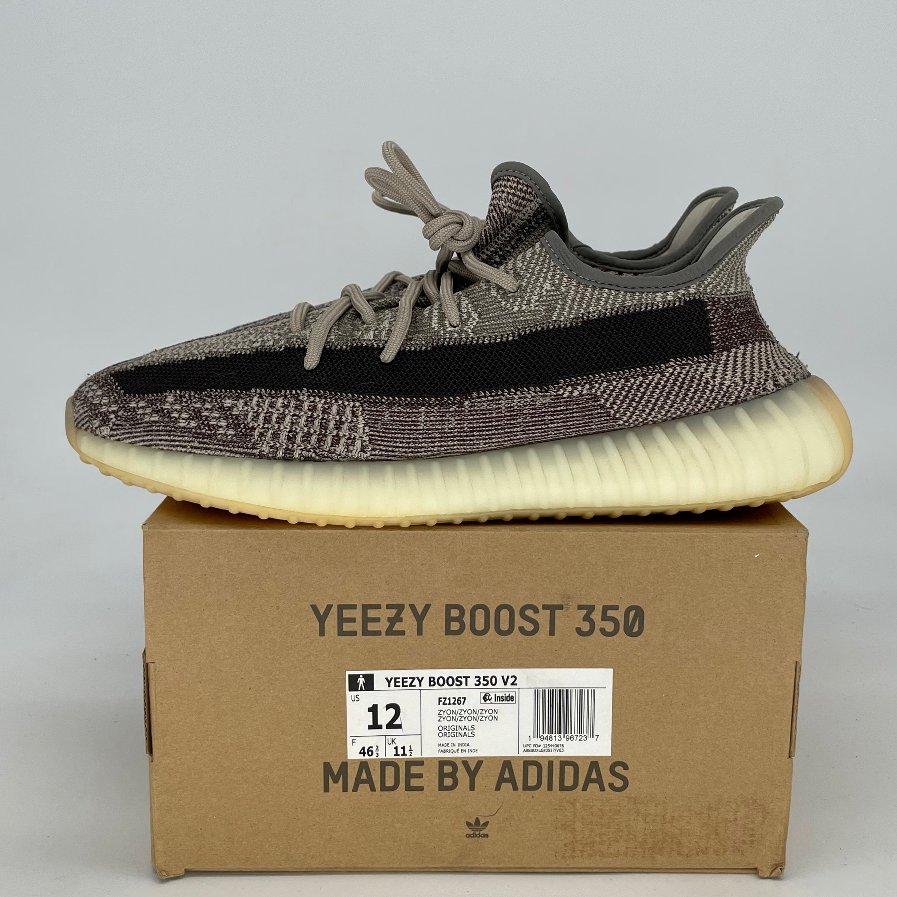 ADIDAS YEEZY 350 V2 ZYON FZ1267 SIZE 12/13.5W