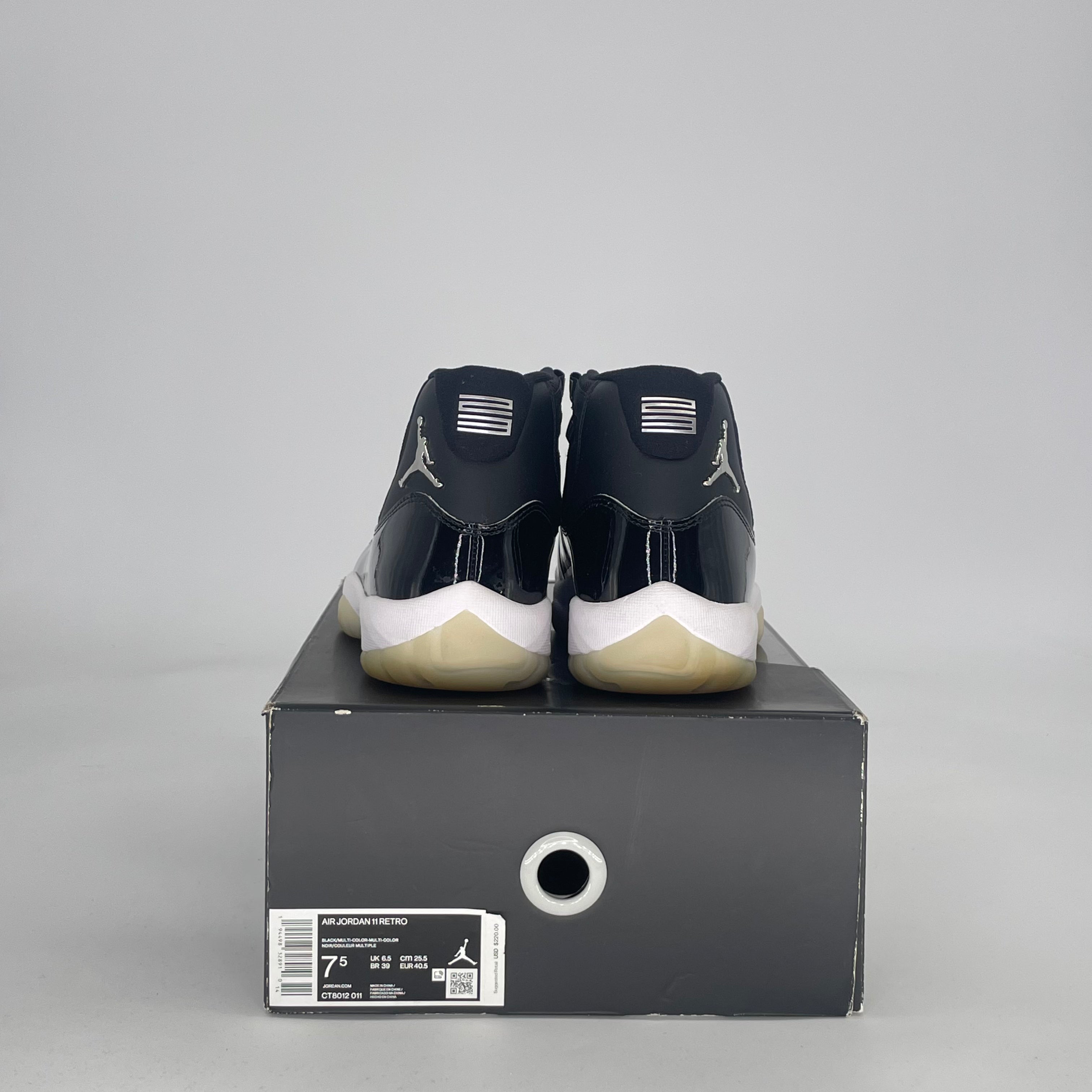 AIR JORDAN 11 JUBILEE 25TH ANNIVERSARY CT8012-011 SIZE 7.5/9W MENS