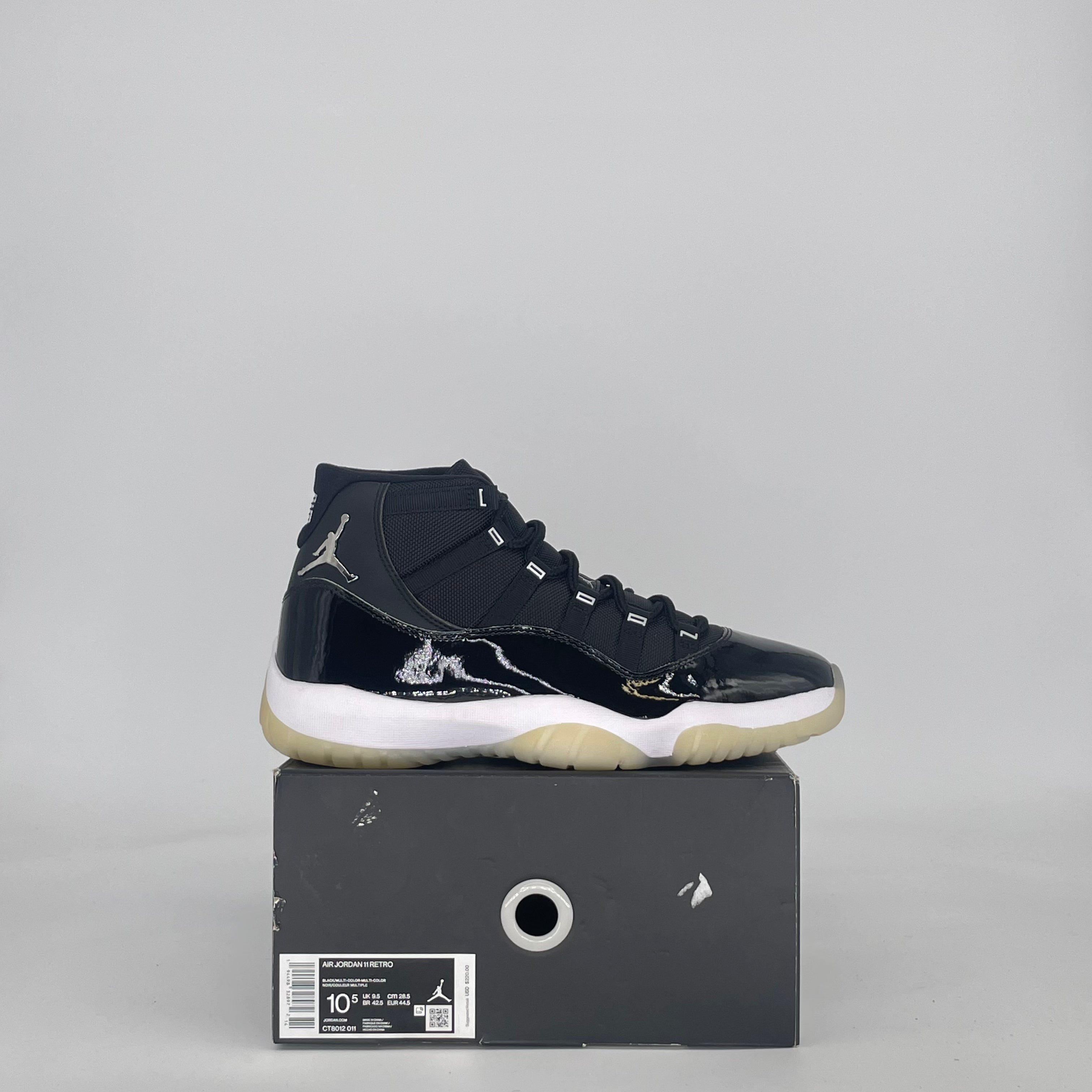 AIR JORDAN 11 JUBILEE 25TH ANNIVERSARY CT8012-011 SIZE 10.5/12W