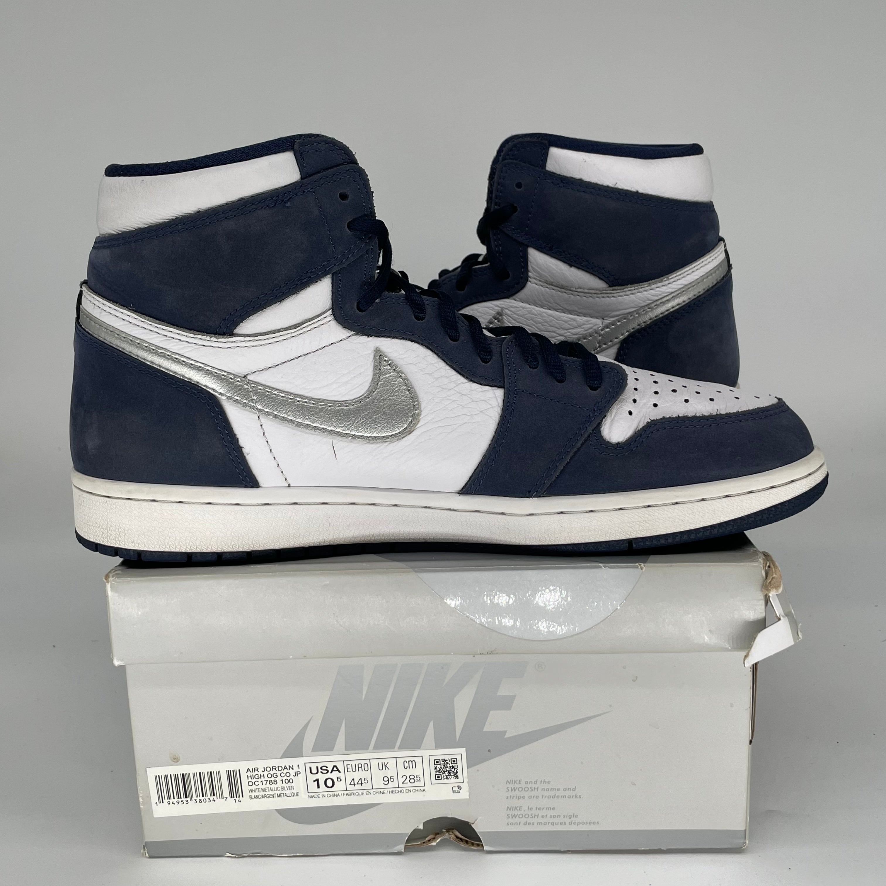 AIR JORDAN 1 CO JAPAN MIDNIGHT NAVY SIZE 10.5/12W DC1788-100