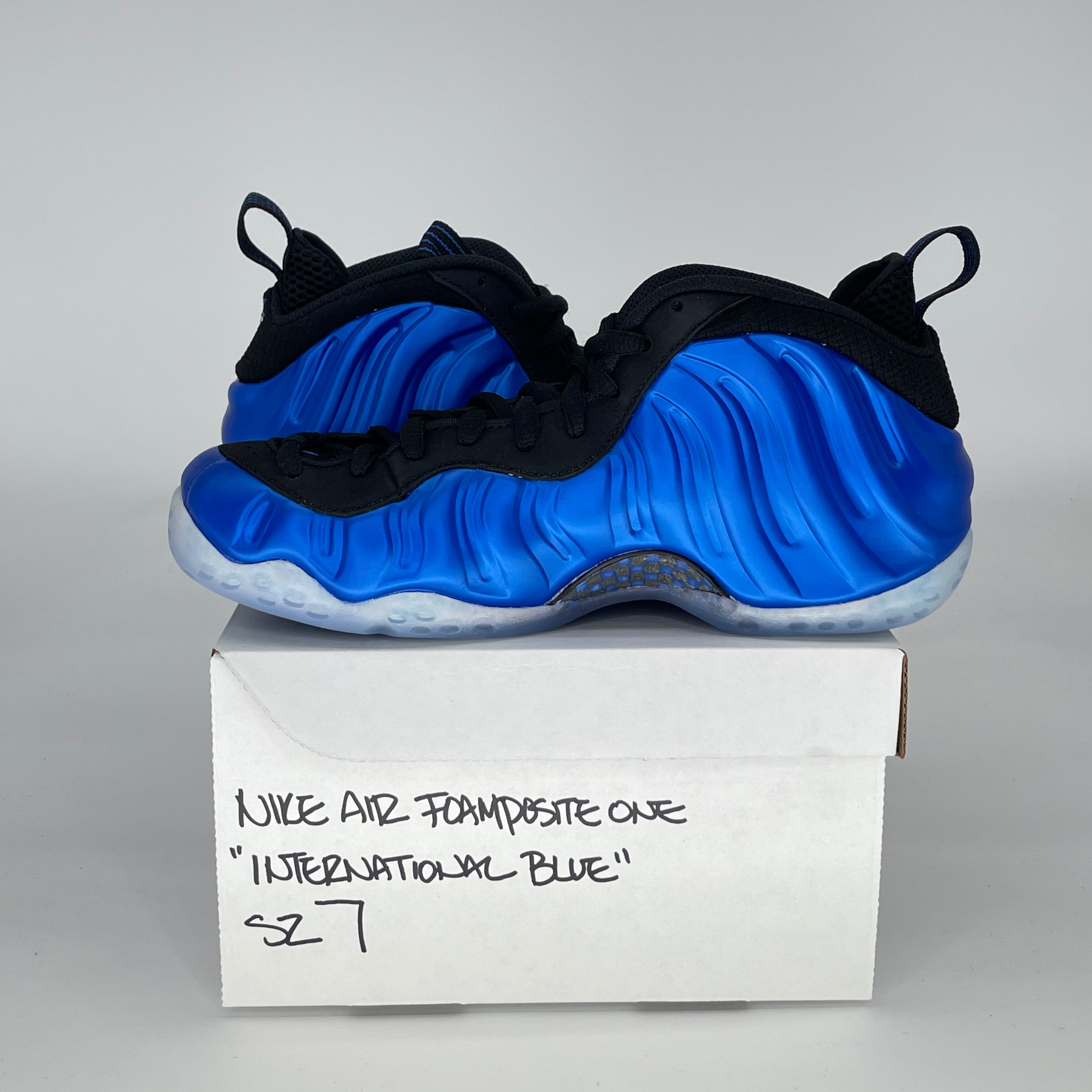 Nike Air Foamposite One International Blue Size 7/8.5W 