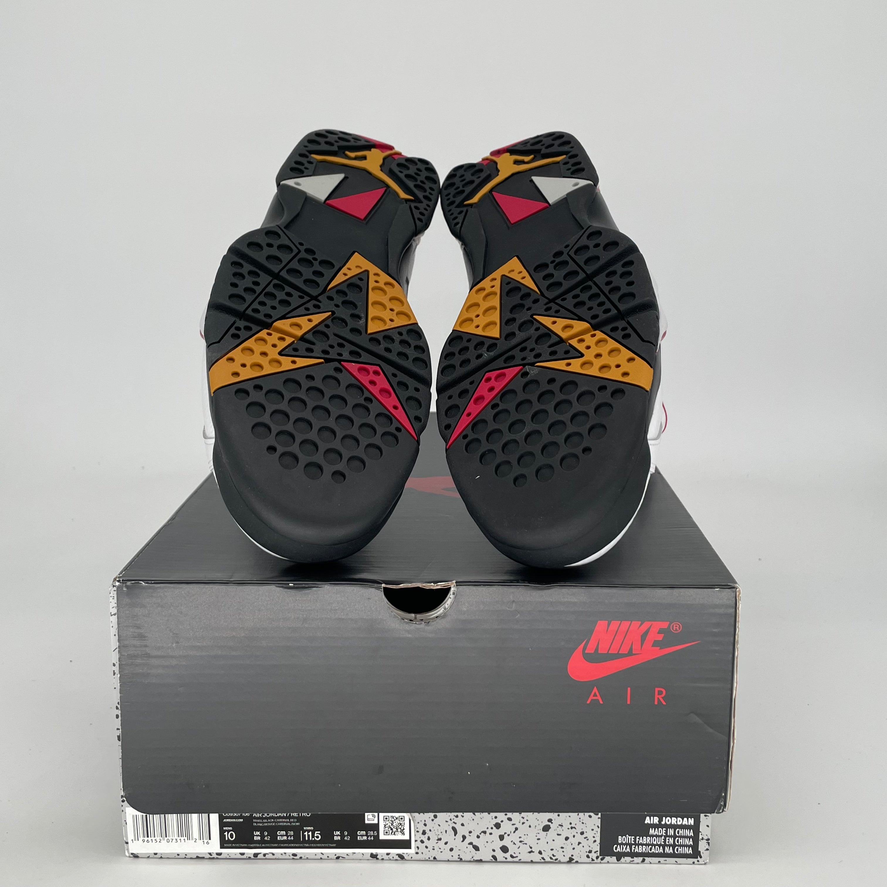AIR JORDAN 7 CARDINAL CU9307-106 SIZE 10/11.5W