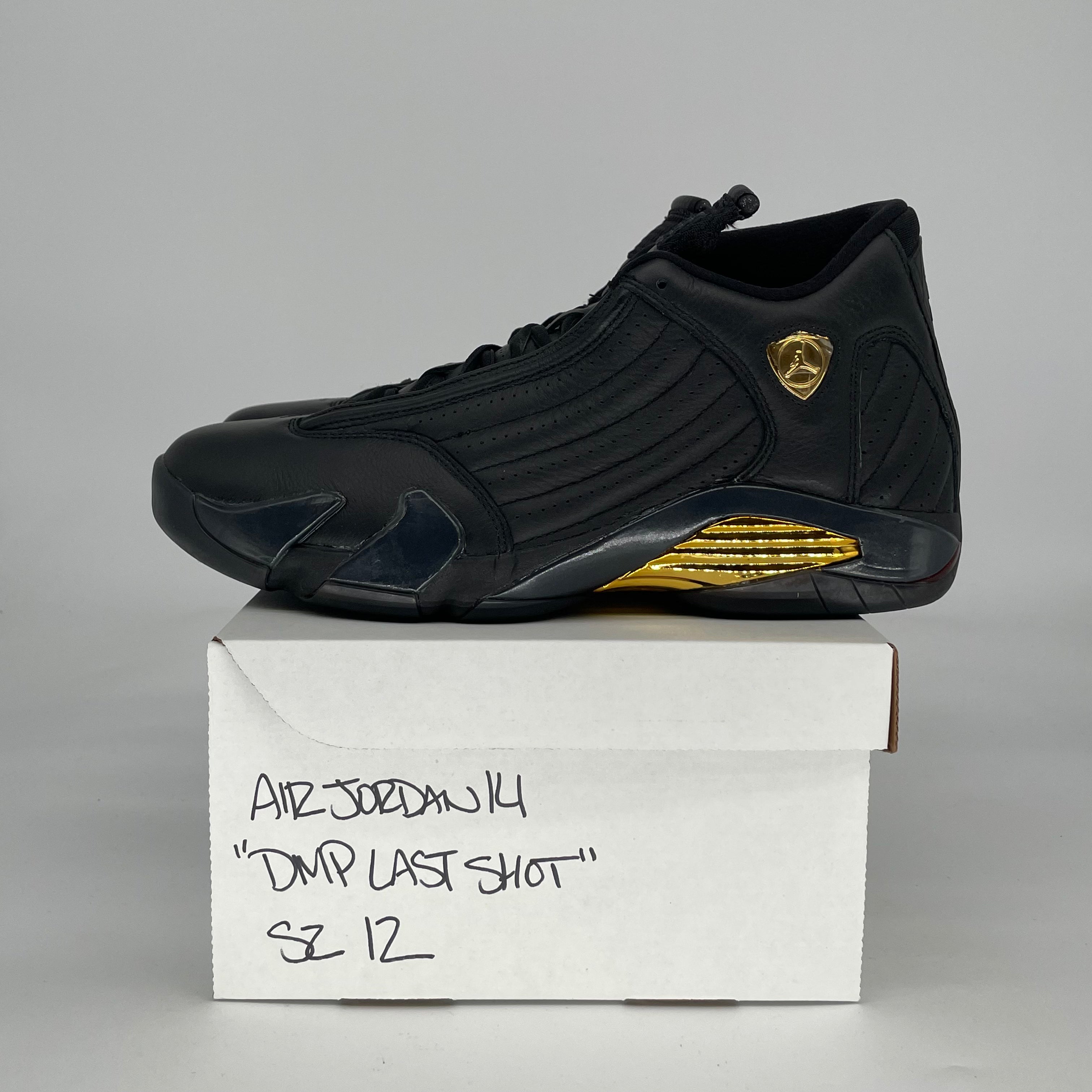 AIR JORDAN 14 DMP LAST SHOT 487471-022 SIZE 12/13.5W