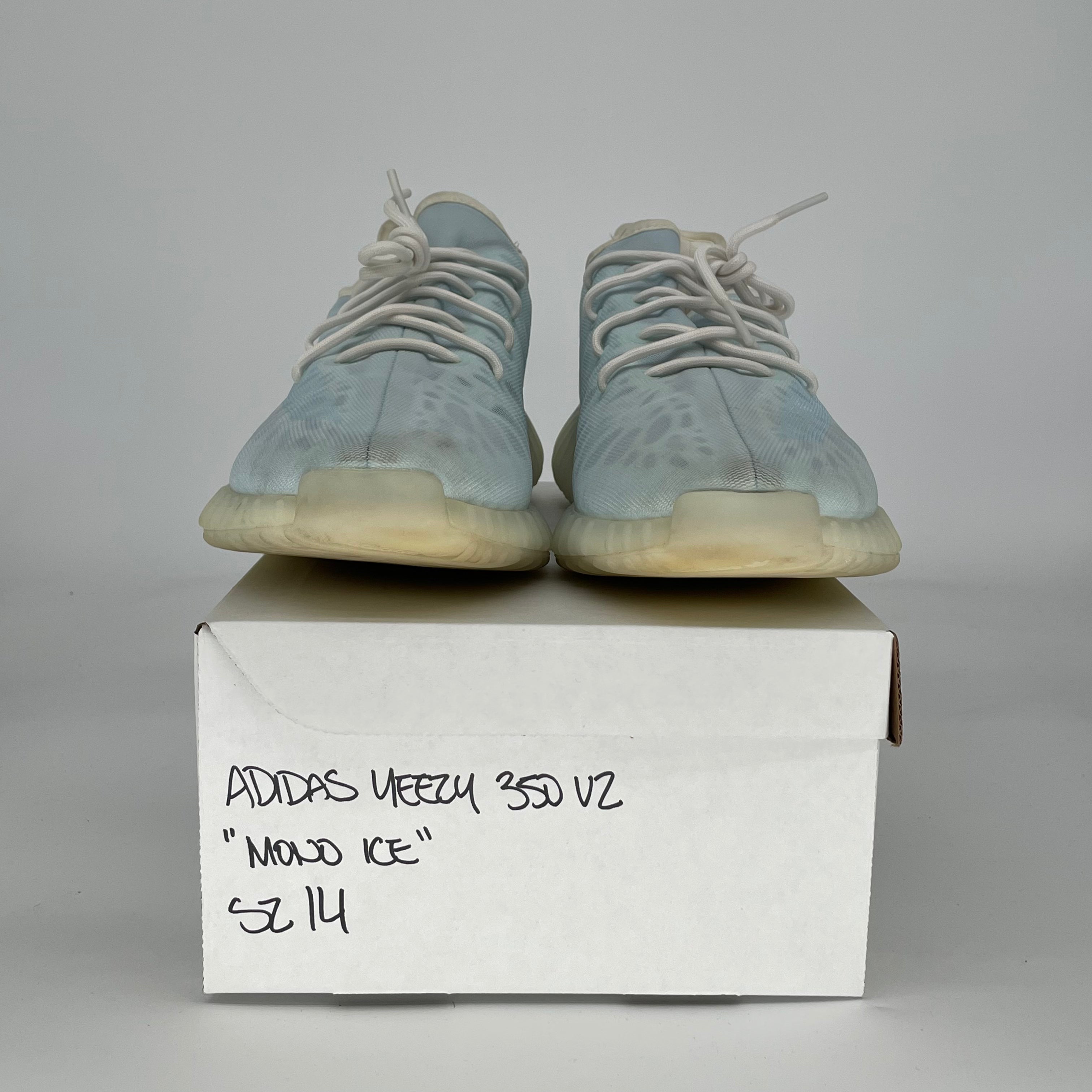 ADIDAS YEEZY 350 V2 MONO ICE GW2869 SIZE 14/15.5W