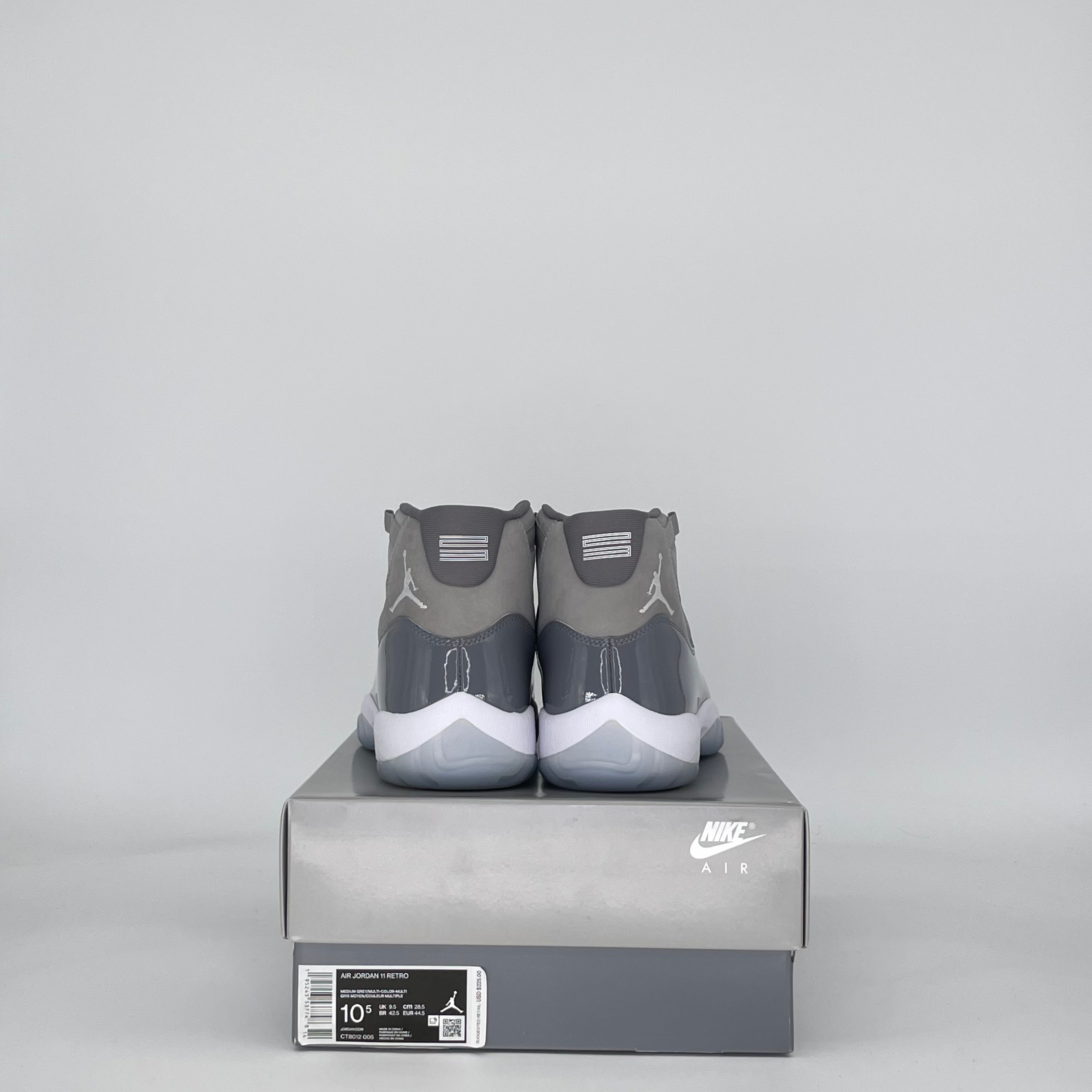 AIR JORDAN 11 COOL GREY (2021) CT8012-005 SIZE 10.5/12W