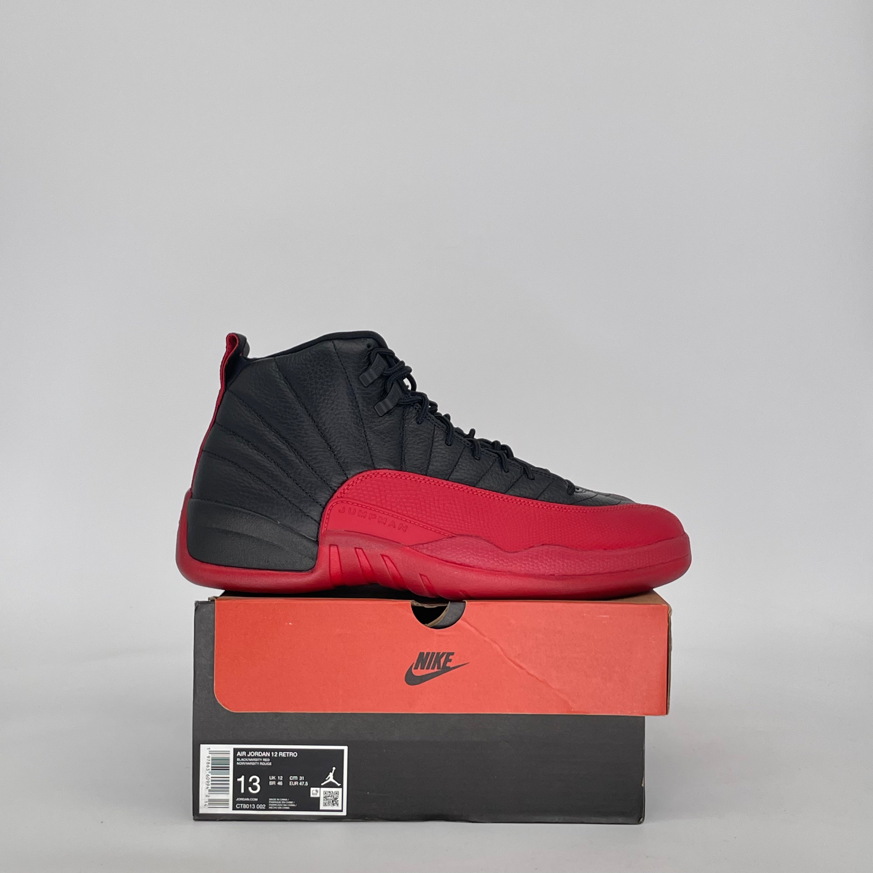 AIR JORDAN 12 FLU GAME CT8013-002 SIZE 13/14.5W
