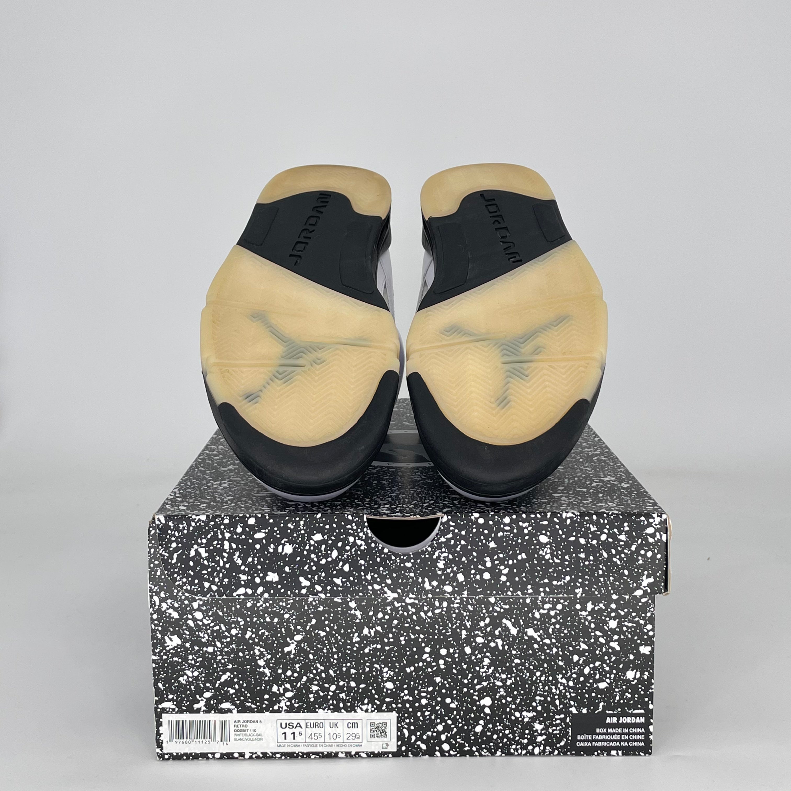 AIR JORDAN 5 REVERSE METALLIC DD0587-110 SIZE 11.5/13W