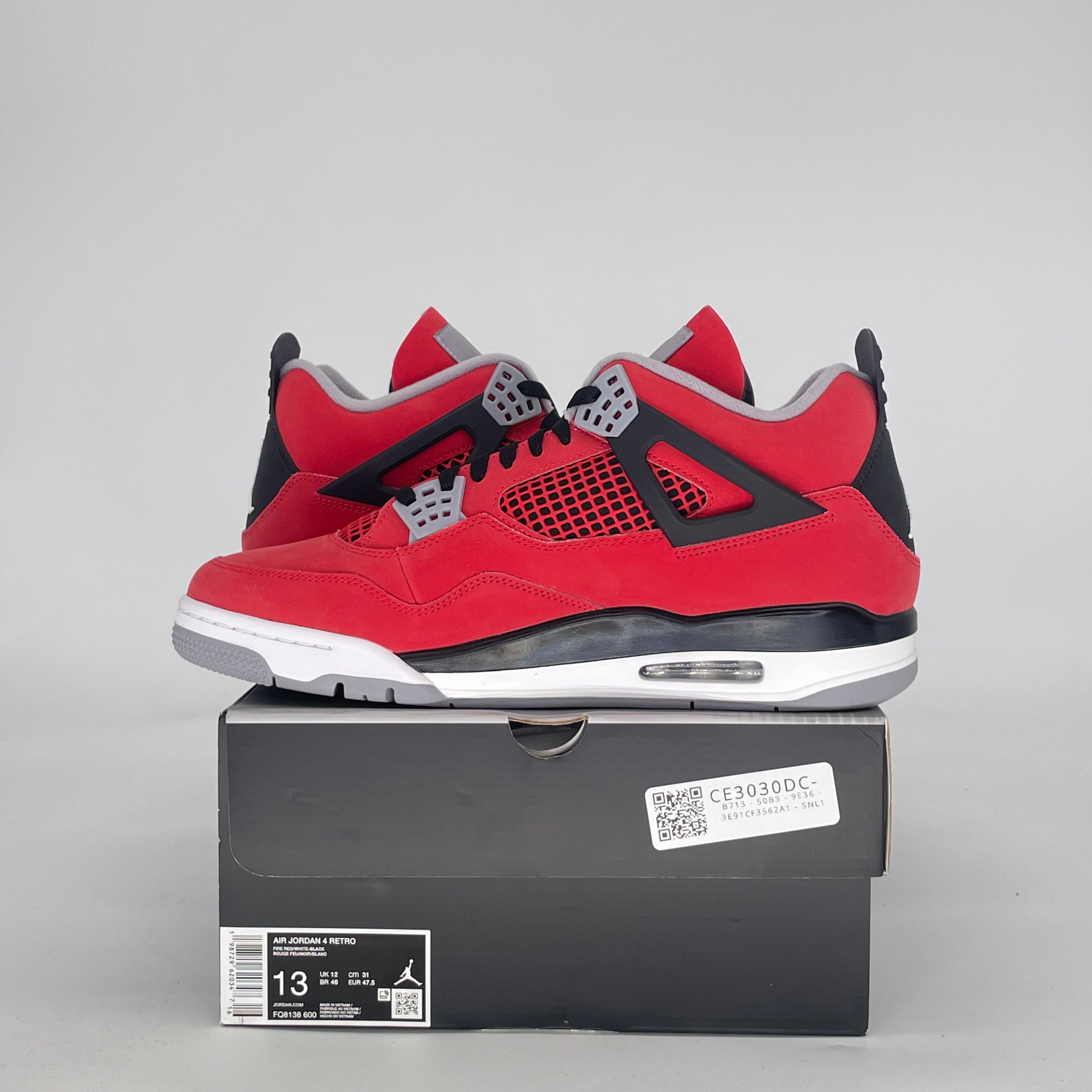AIR JORDAN 4 TORO BRAVO FQ8138-600 SIZE 13/14.5W