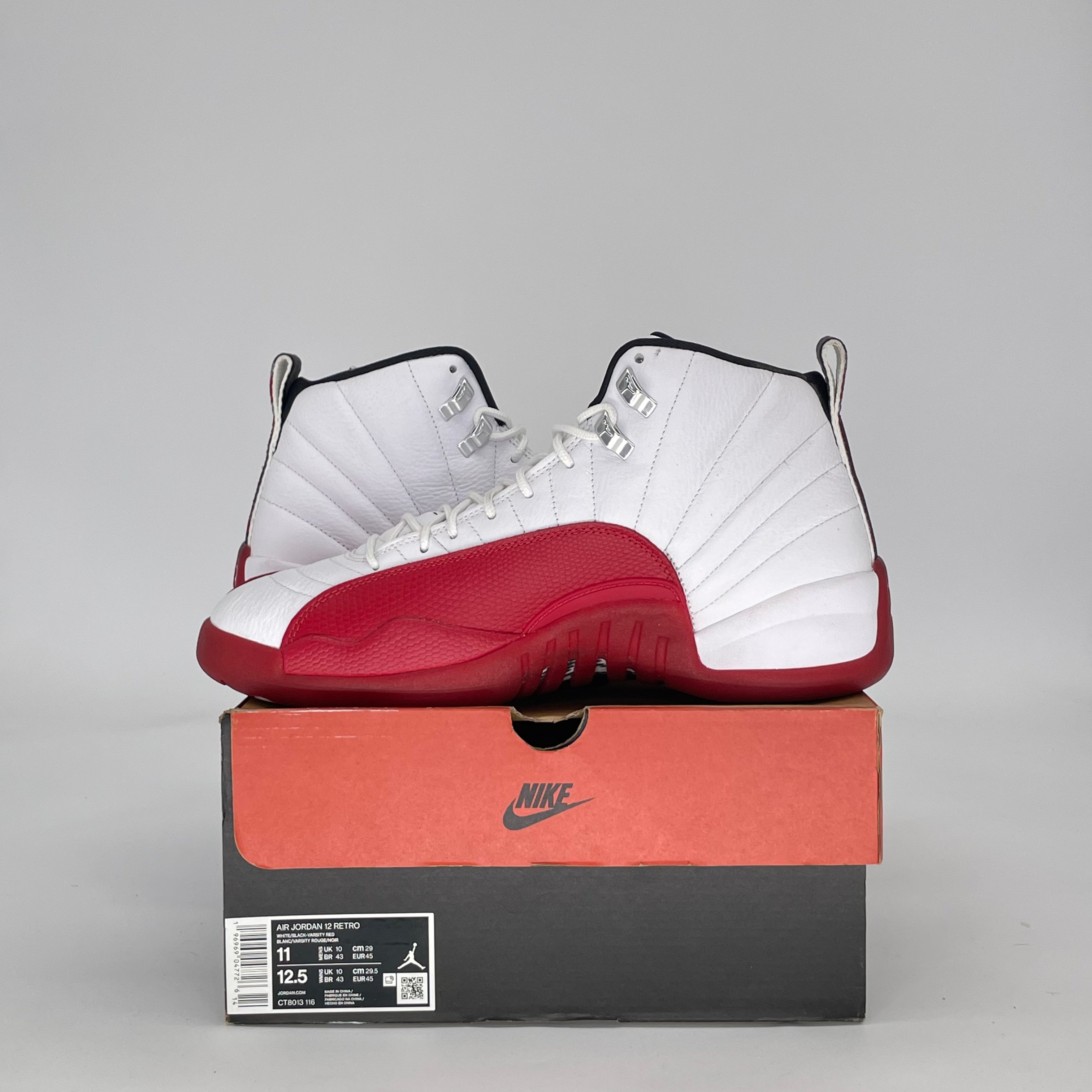 AIR JORDAN 12 CHERRY (2023) CT8013-116 SIZE 11/12.5W