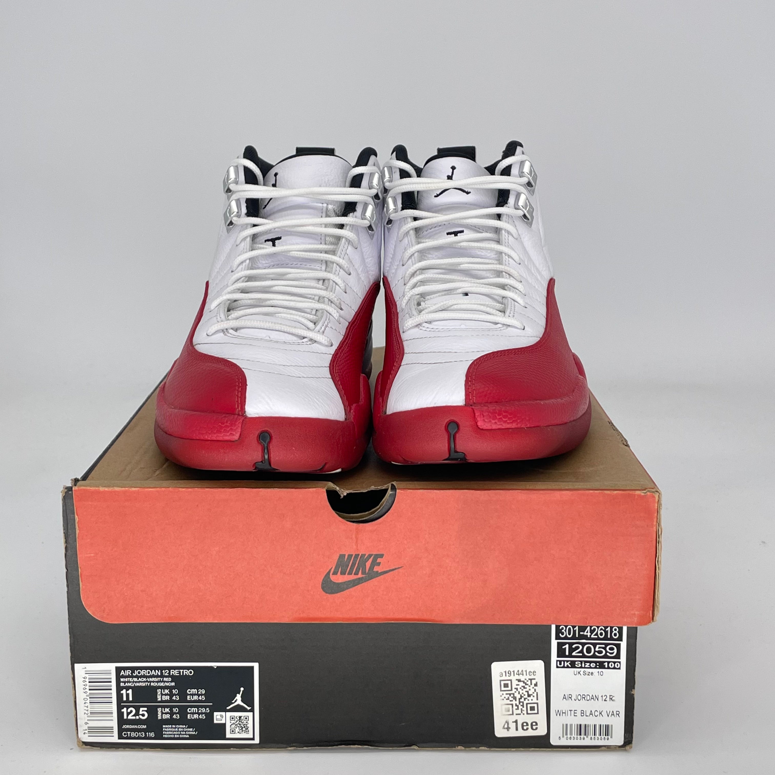 Air Jordan 12 Retro Cherry CT8013-116 Size 11/12.5W  display picture 1