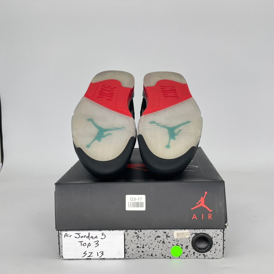 AIR JORDAN 5 TOP 3 CZ1786-001 SIZE 13/14.5W