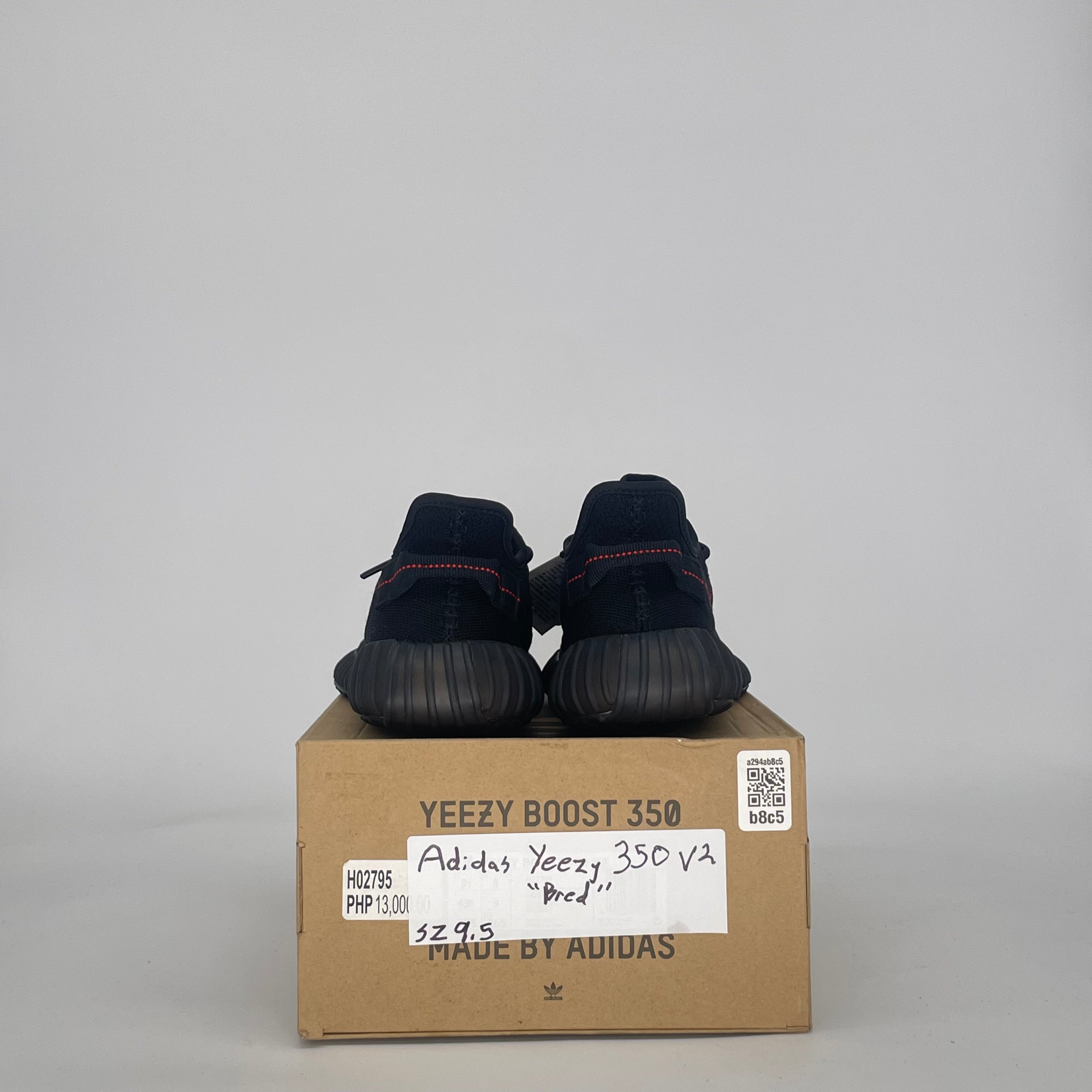 ADIDAS YEEZY BOOST 350 V2 BRED RED CP9652 SIZE 9.5/11W