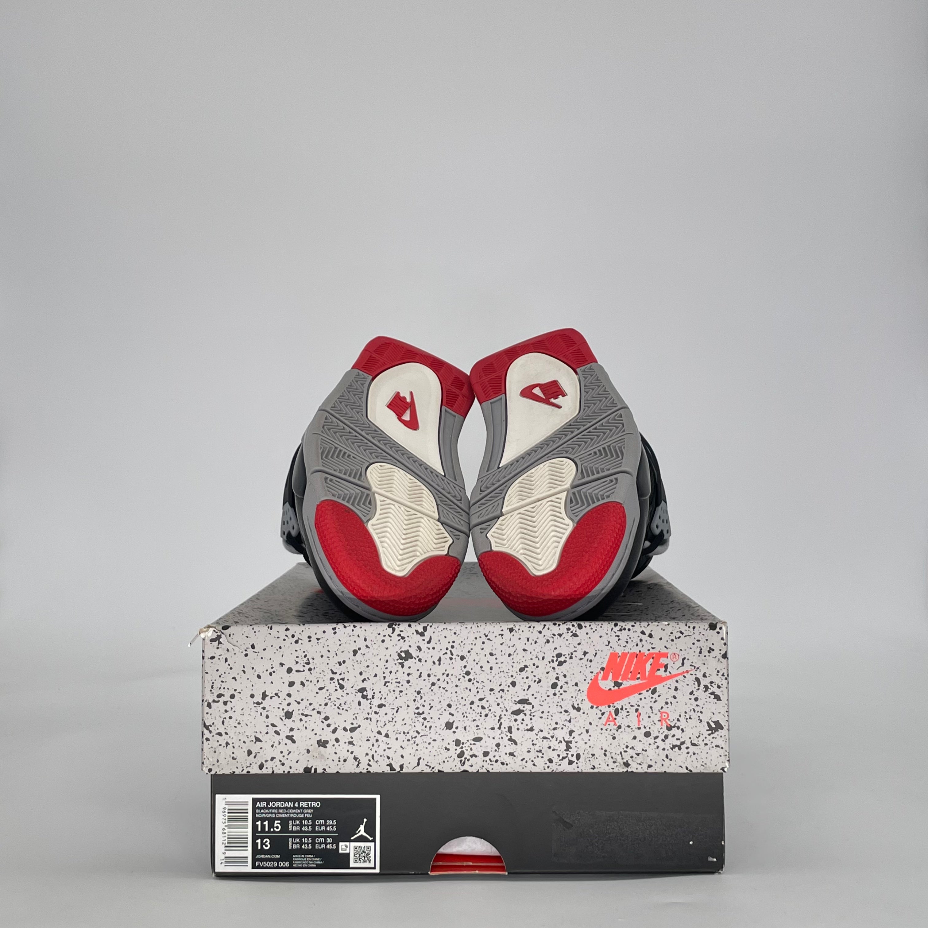 AIR JORDAN 4 BRED REIMAGINED FV5029-006 SIZE 11.5/13W