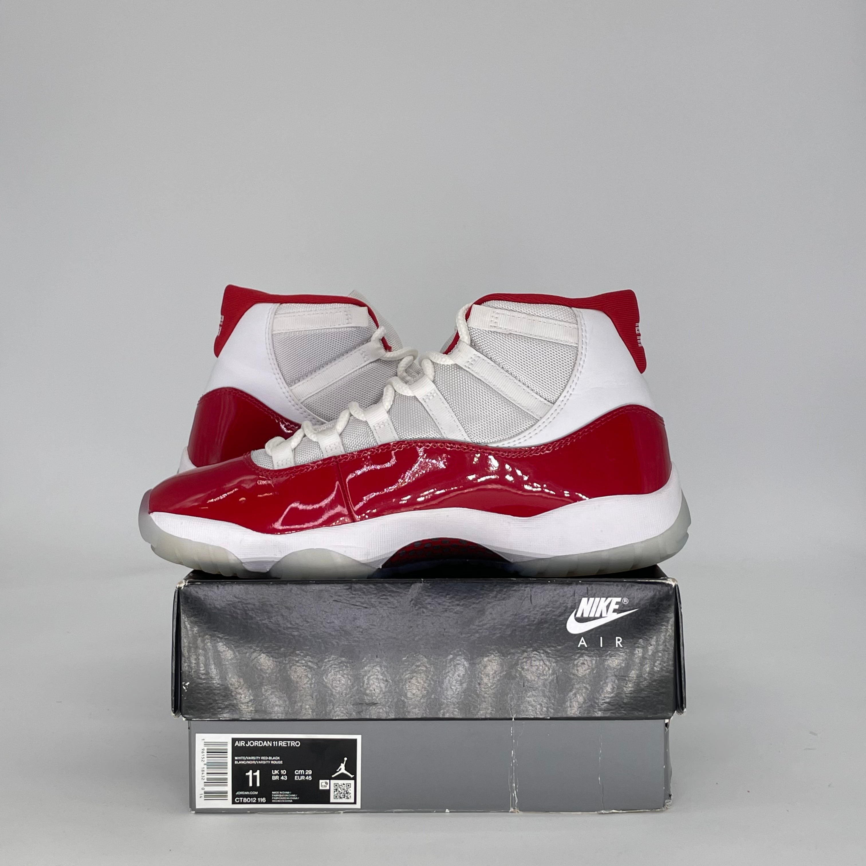 AIR JORDAN 11 CHERRY (2022) CT8012-116 SIZE 11/12.5W