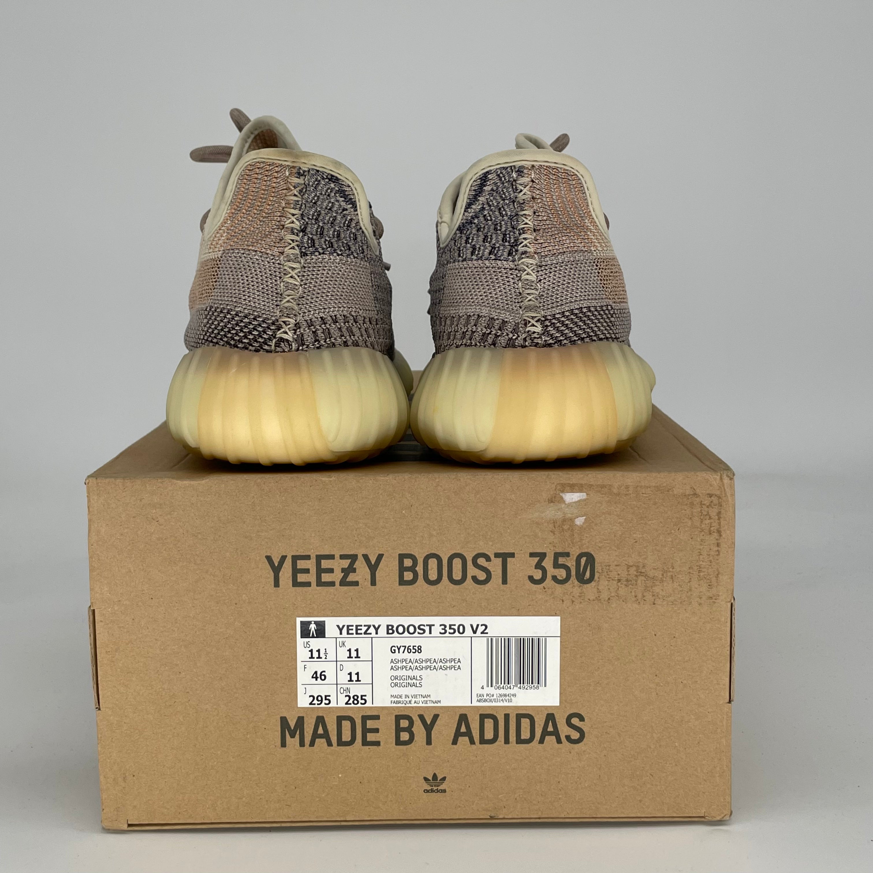 ADIDAS YEEZY 350 V2 ASH PEARL GY7658 SIZE 11.5/13W