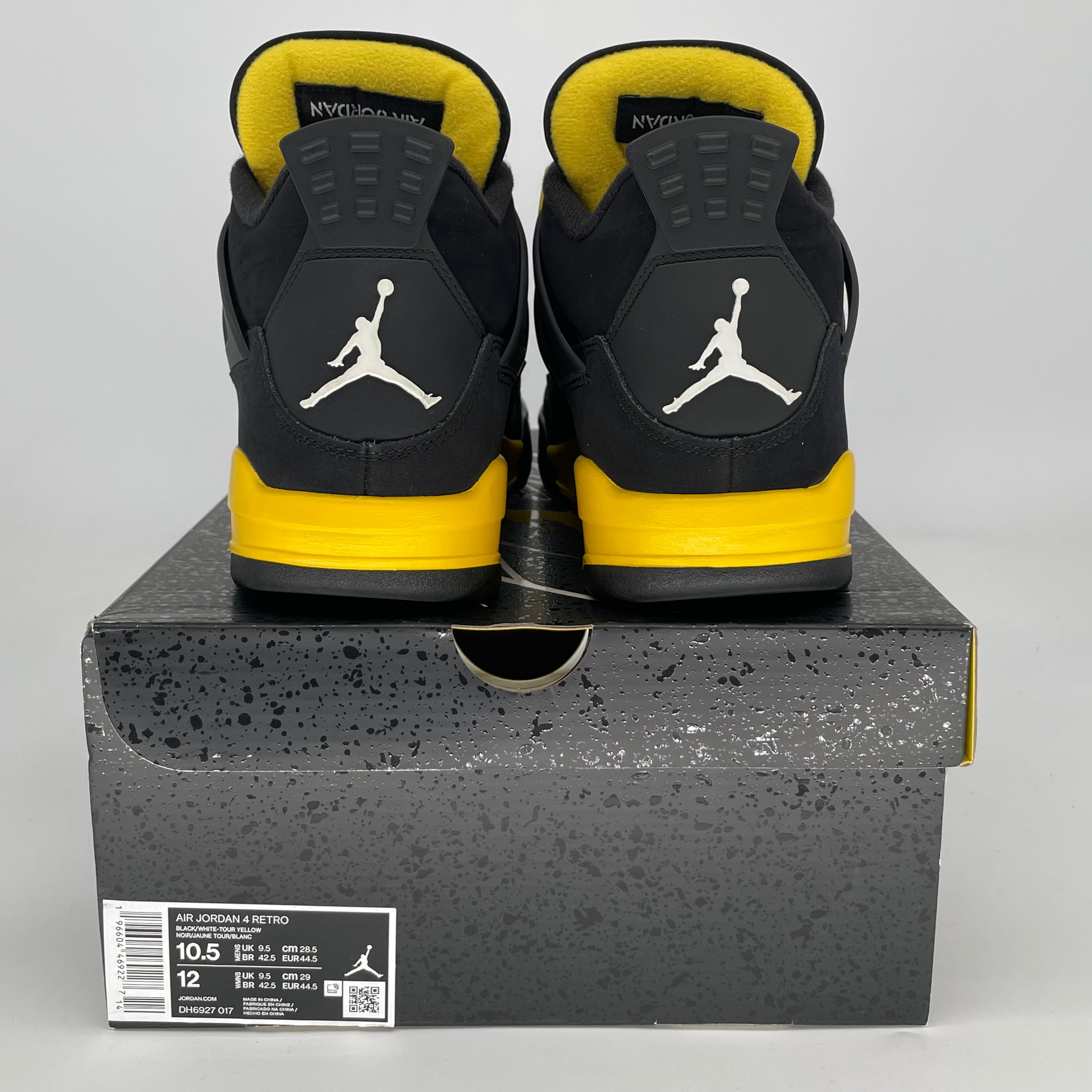 AIR JORDAN 4 THUNDER DH6927-017 SIZE 10.5/12W