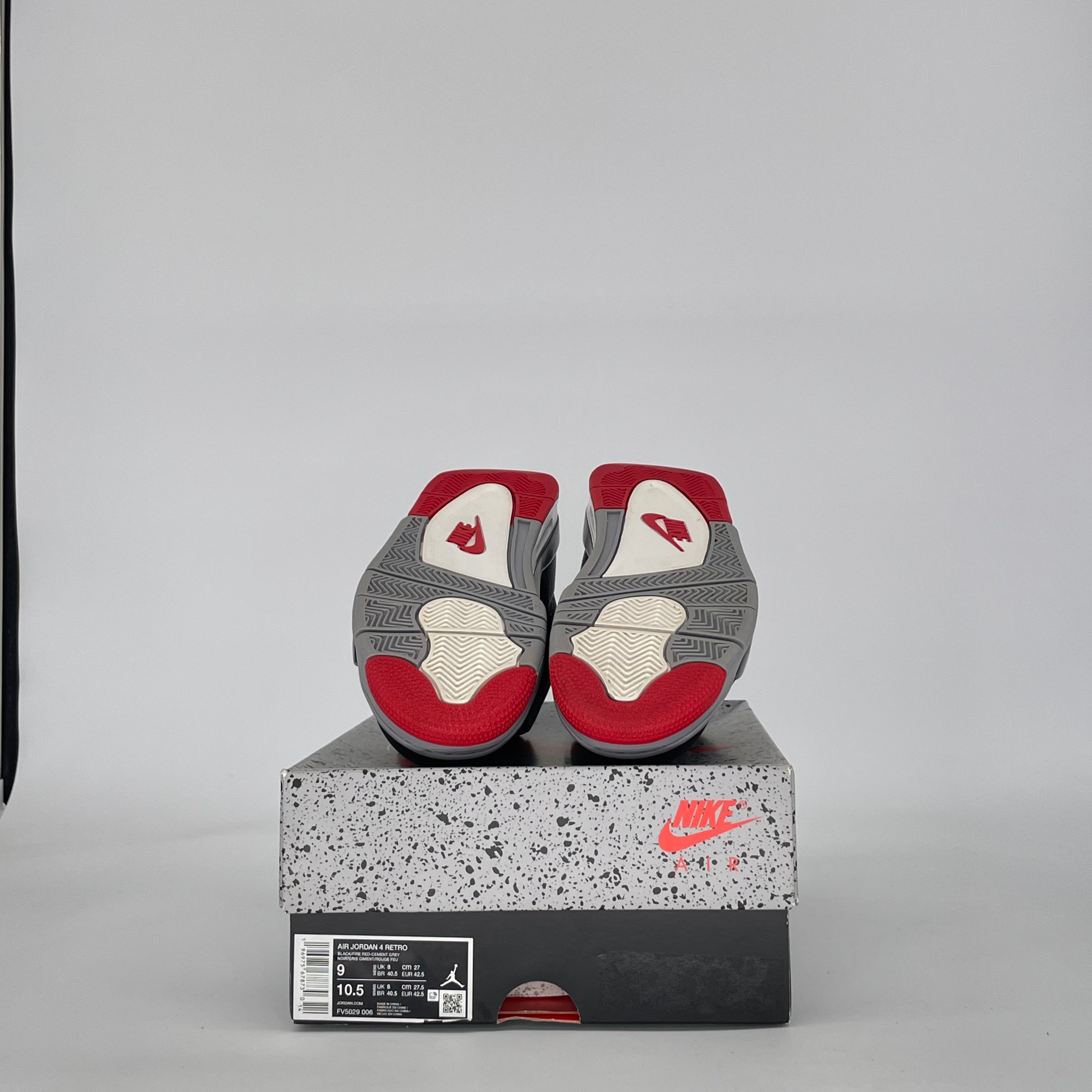 AIR JORDAN 4 BRED REIMAGINED FV5029-006 SIZE 9/10.5W