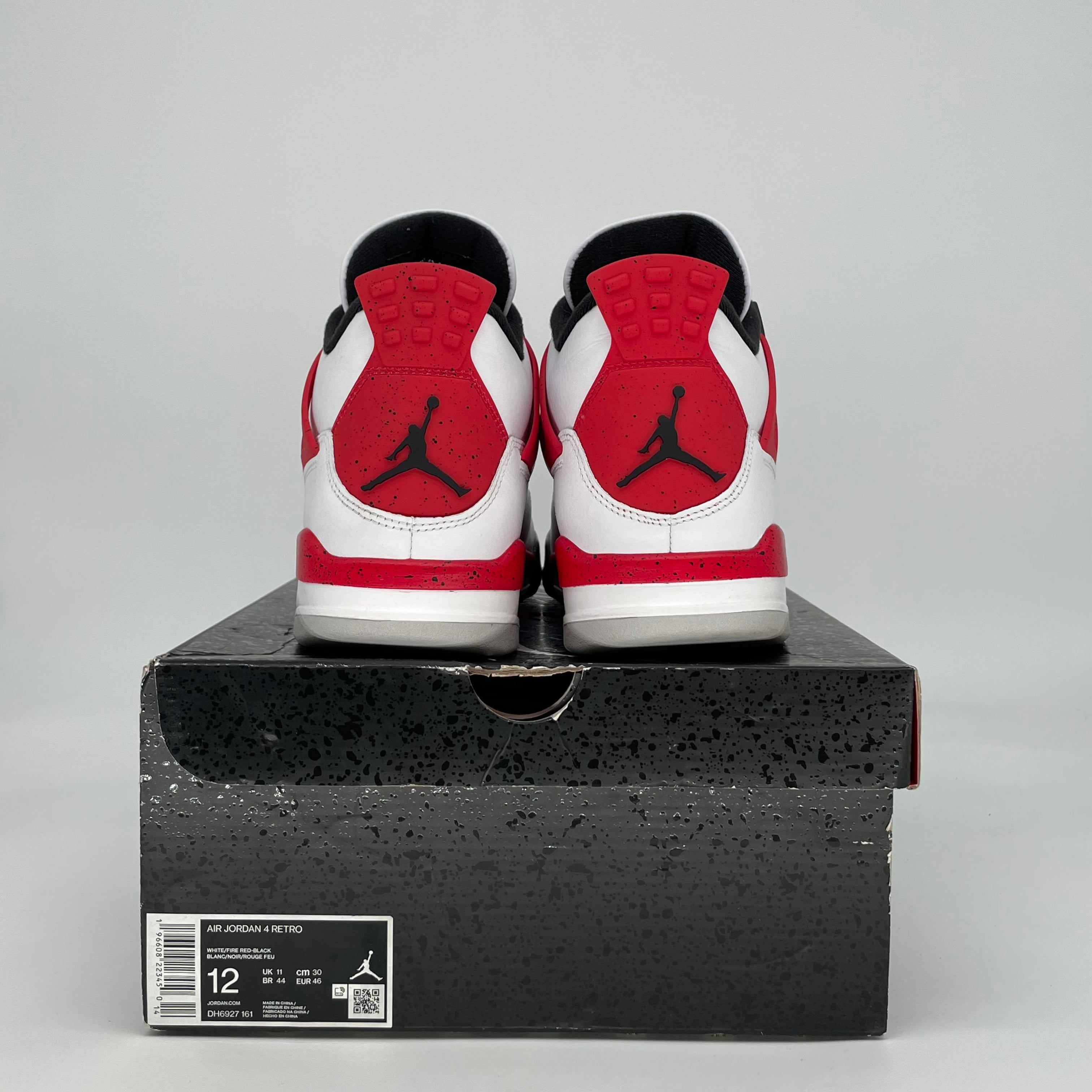 AIR JORDAN 4 RED CEMENT DH6927-161 SIZE 12/13.5W