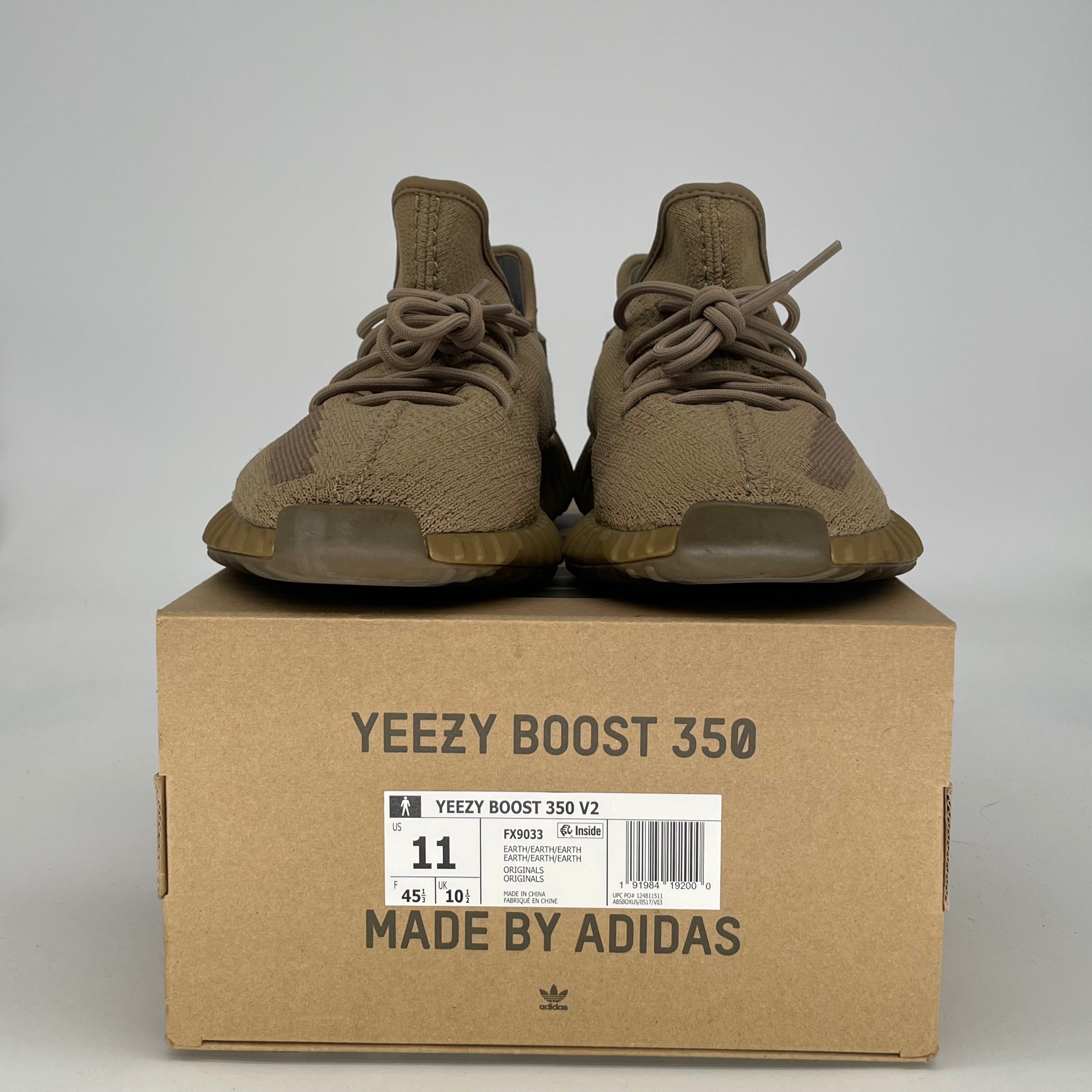 ADIDAS YEEZY 350 V2 EARTH FX9033 SIZE 11/12.5W