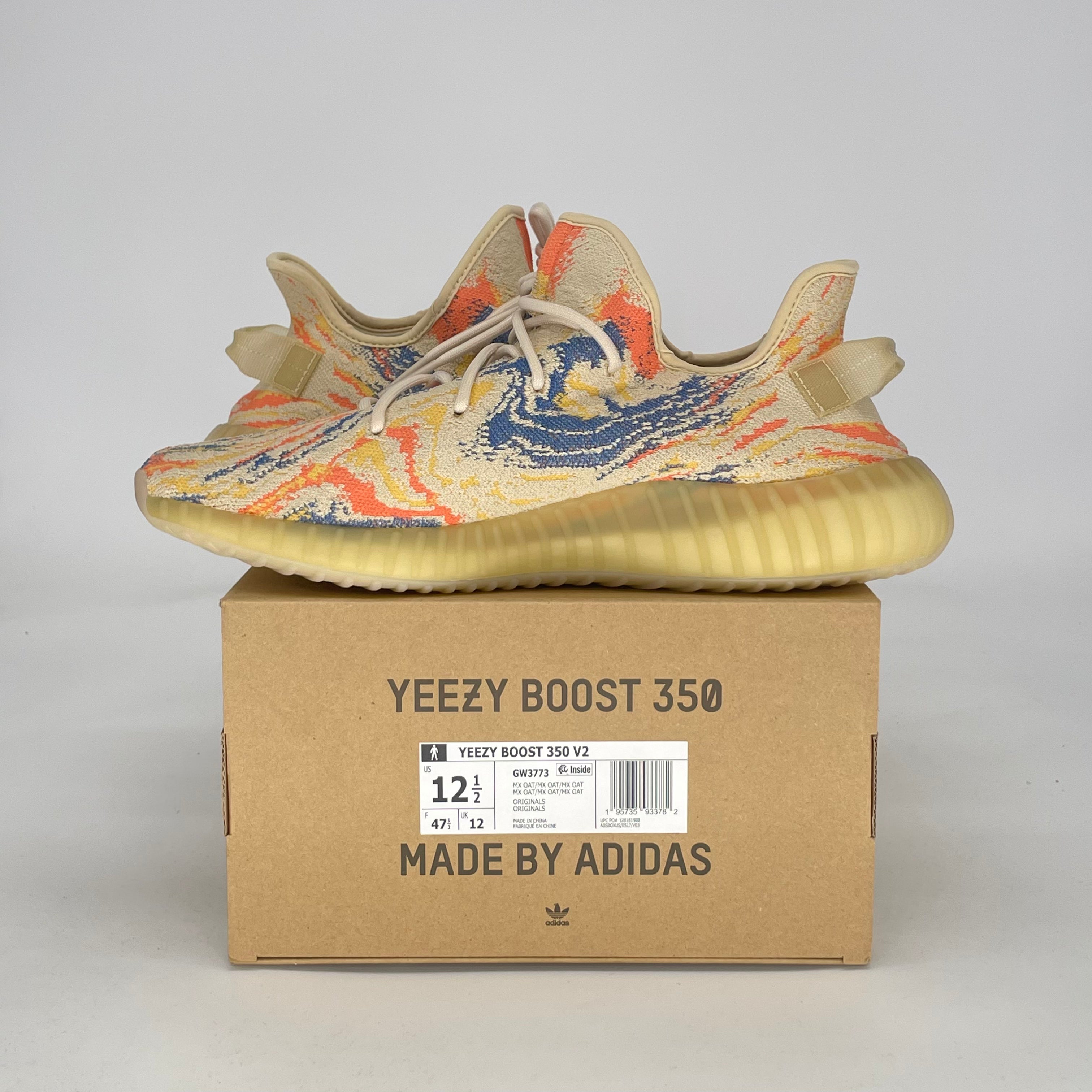 ADIDAS YEEZY BOOST 350 V2 MX OAT GW3773 SIZE 12.5/14W