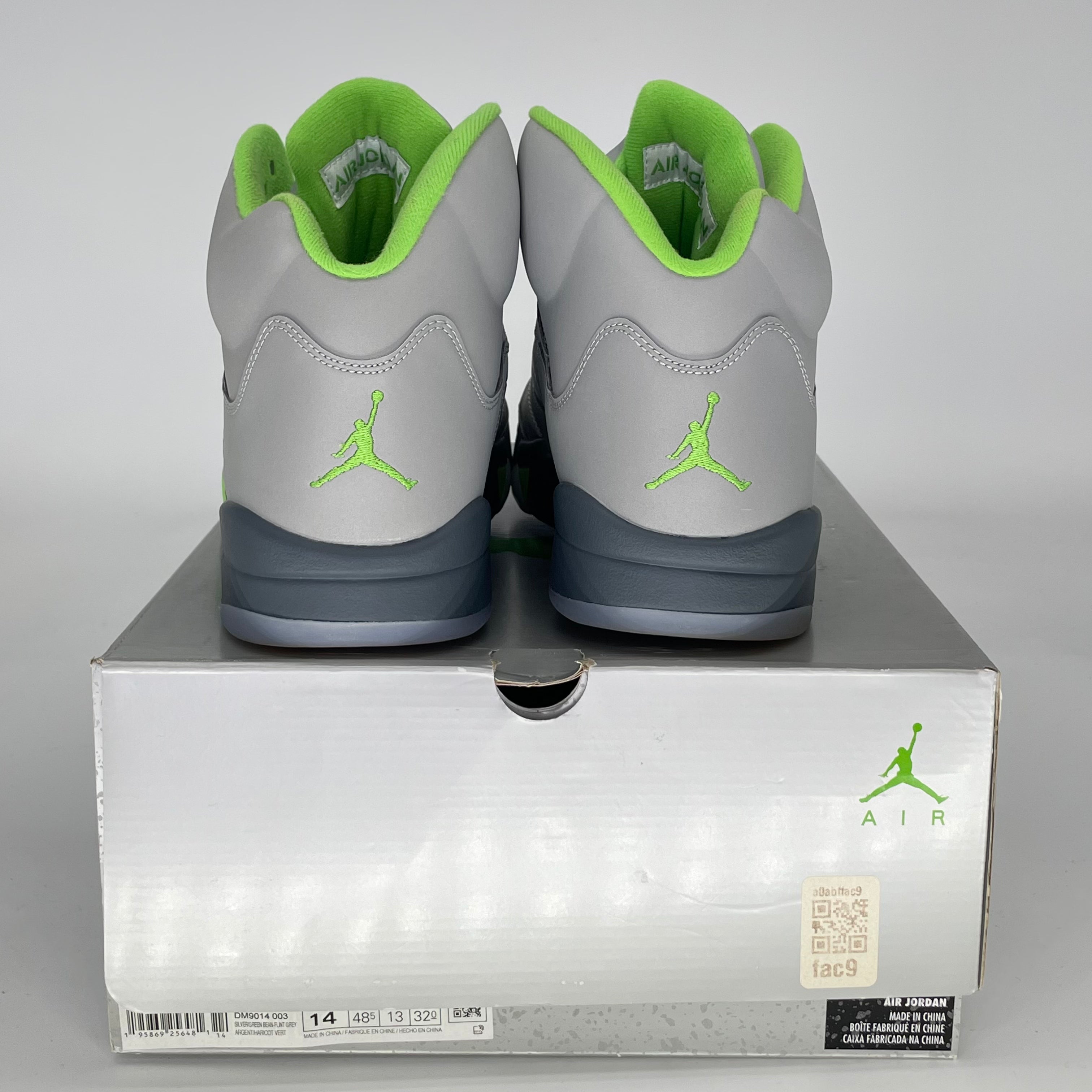 AIR JORDAN 5 GREEN BEAN DM9014-003 SIZE 14/15.5W