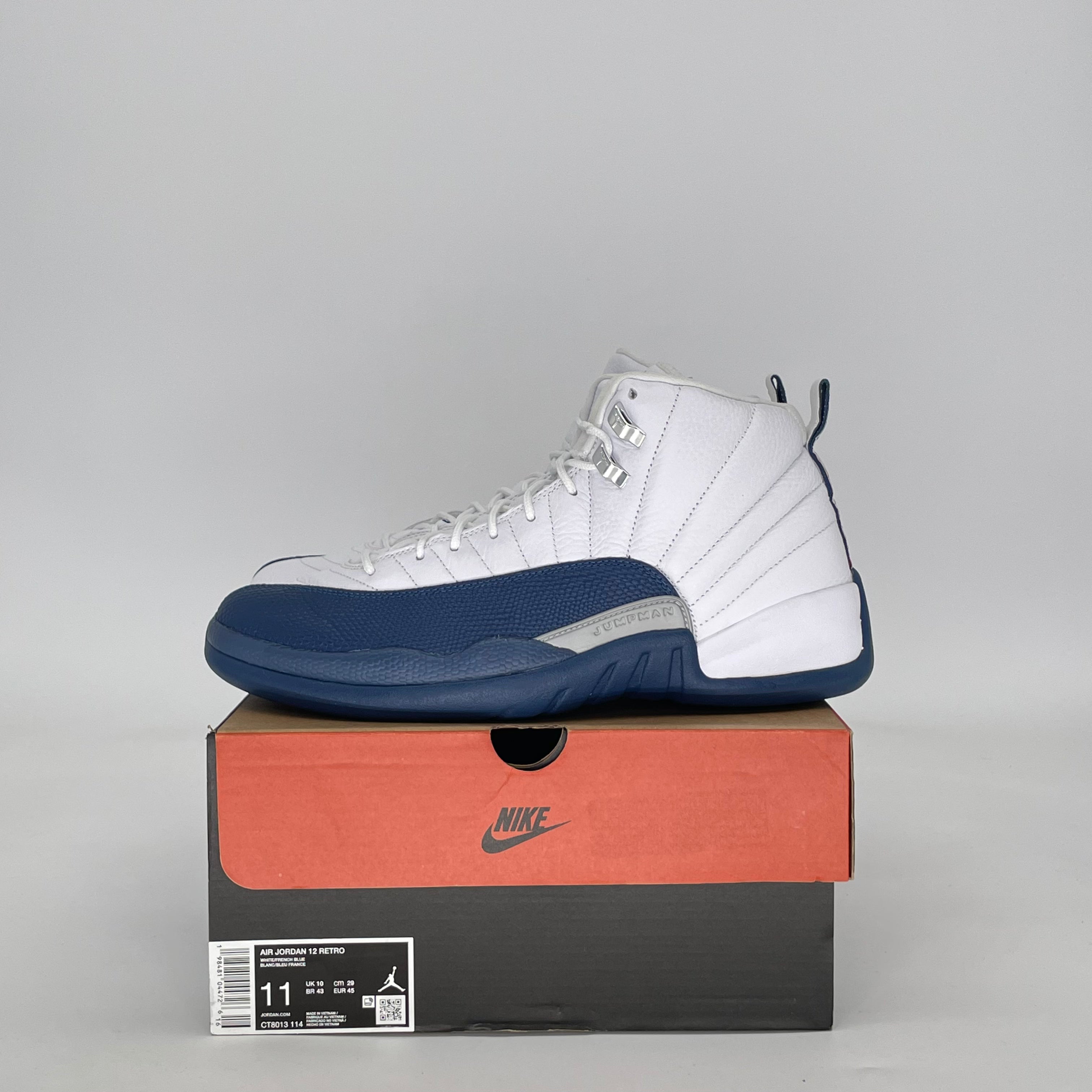 AIR JORDAN 12 FRENCH BLUE (2025) CT8013-114 SIZE 11/12.5W