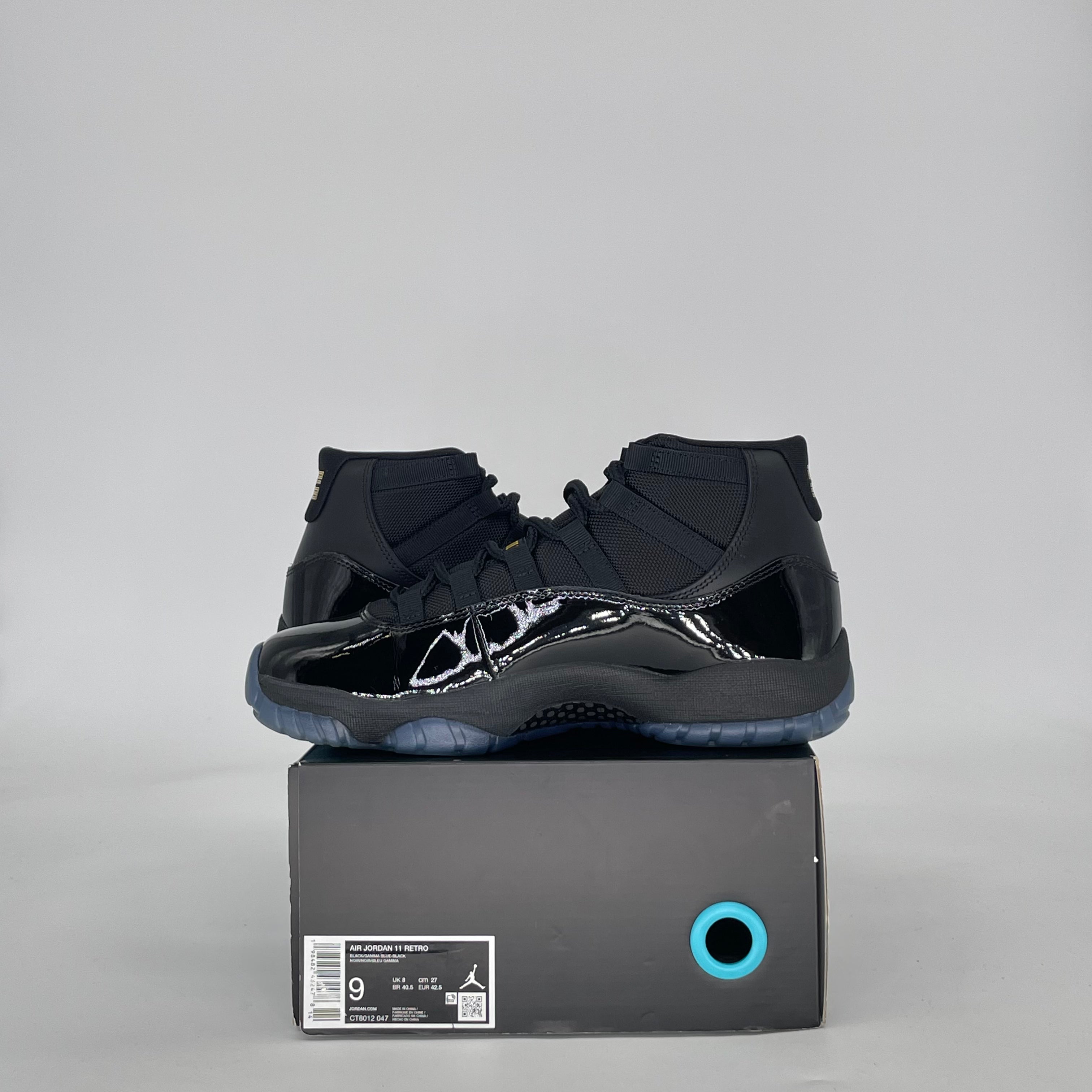 AIR JORDAN 11 GAMMA BLUE CT8012-047 SIZE 9/10.5W
