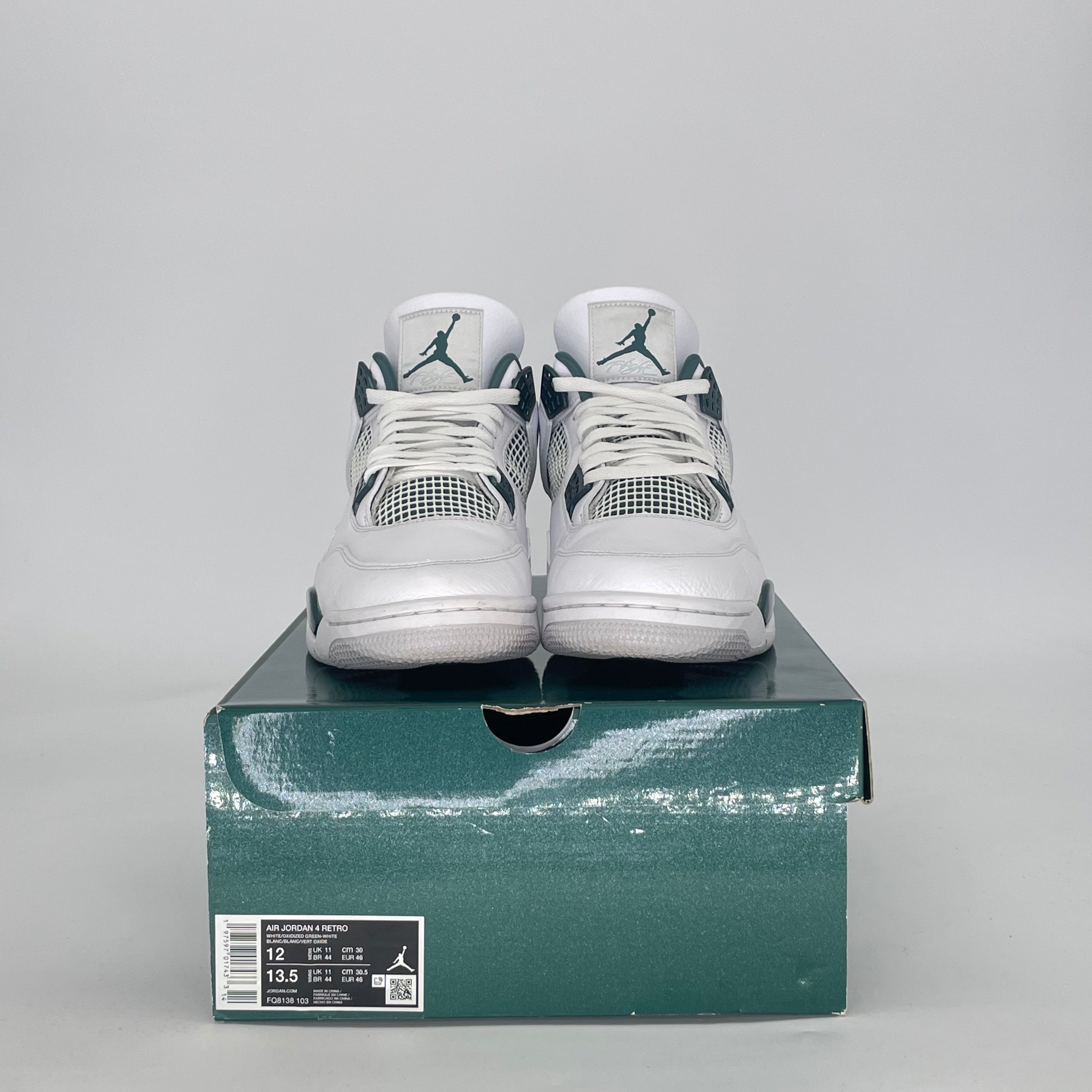 AIR JORDAN 4 OXIDIZED GREEN FQ8138-103 SIZE 12/13.5W