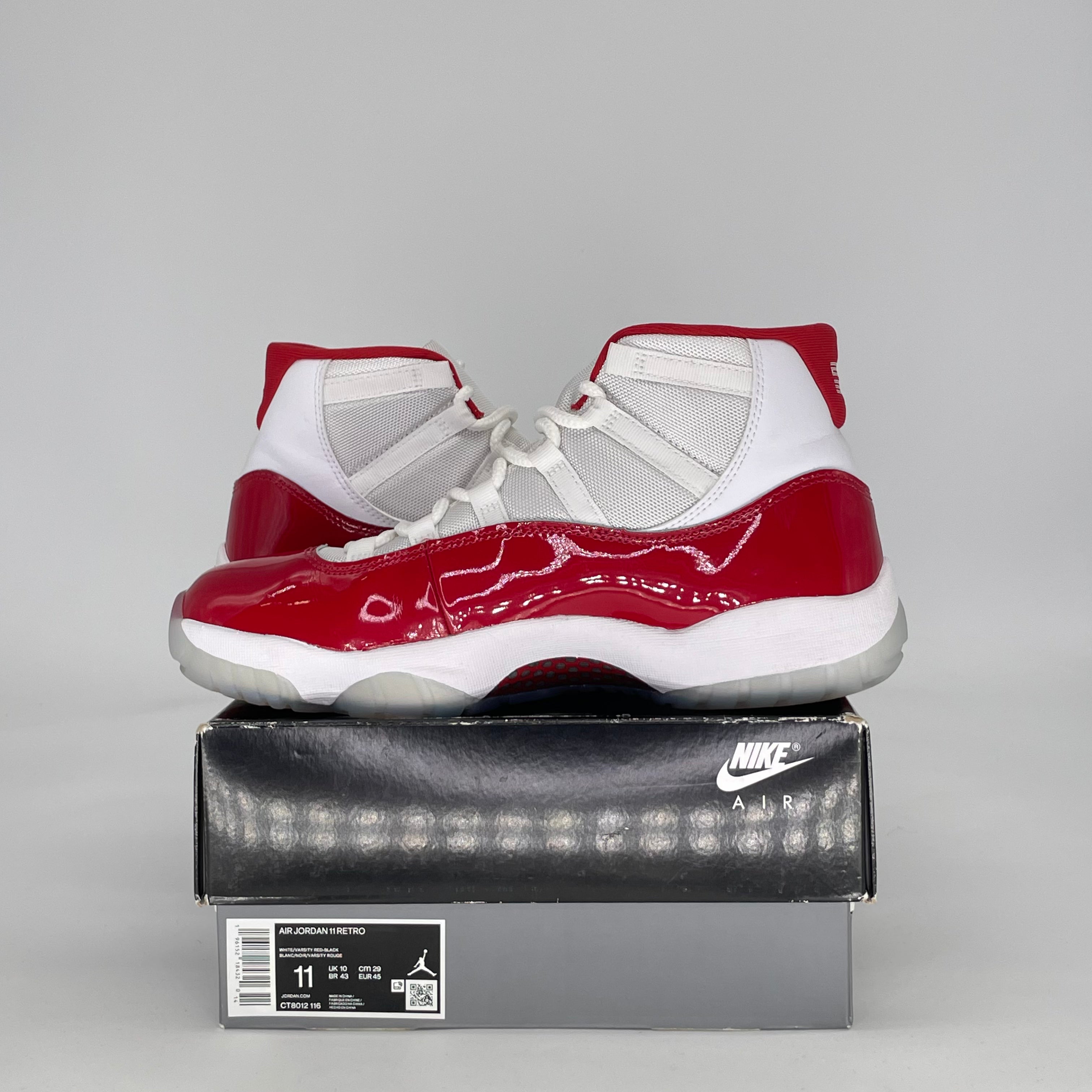 AIR JORDAN 11 CHERRY CT8012-116 SIZE 11/12.5W