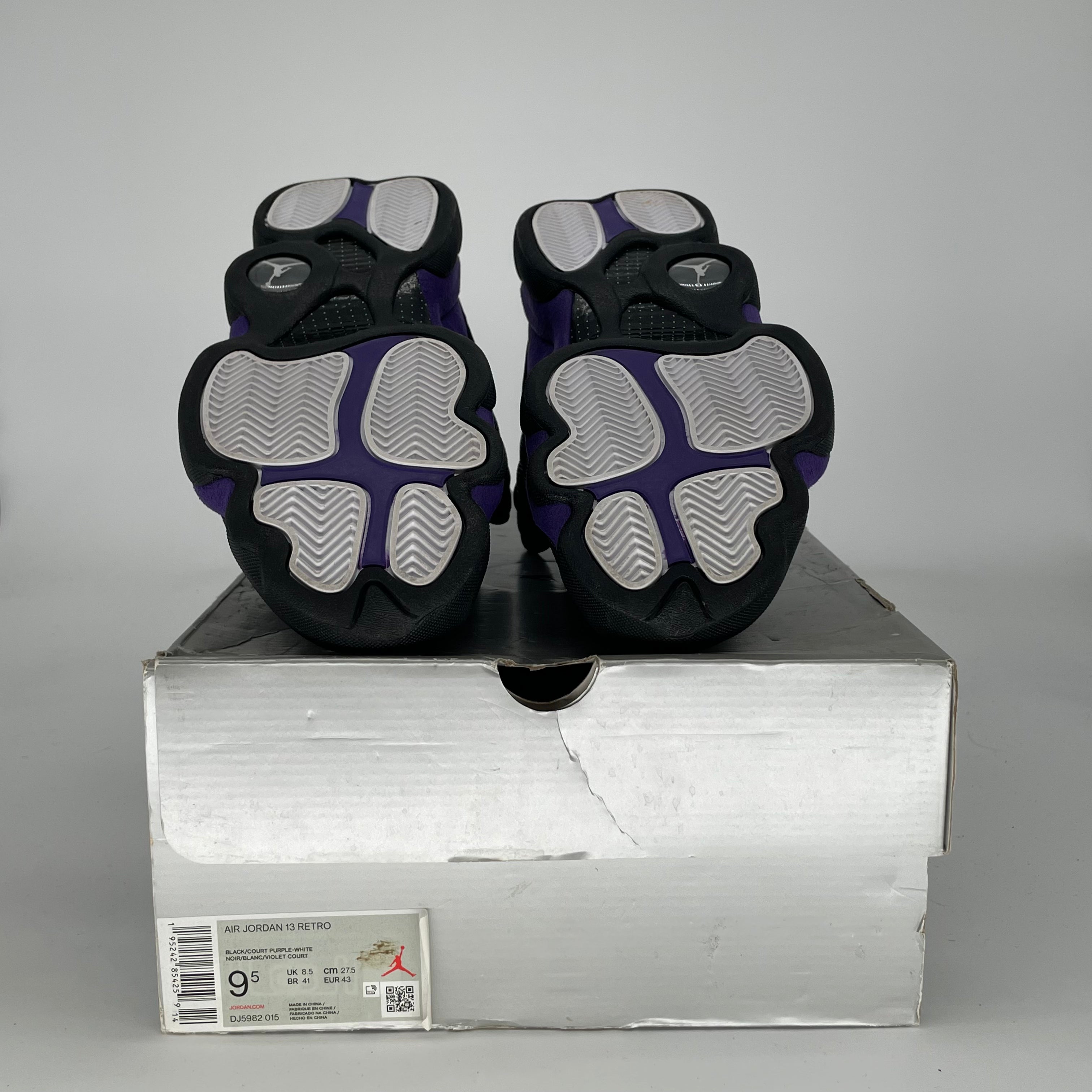 AIR JORDAN 13 COURT PURPLE DJ5982-015 SIZE 9.5/11W