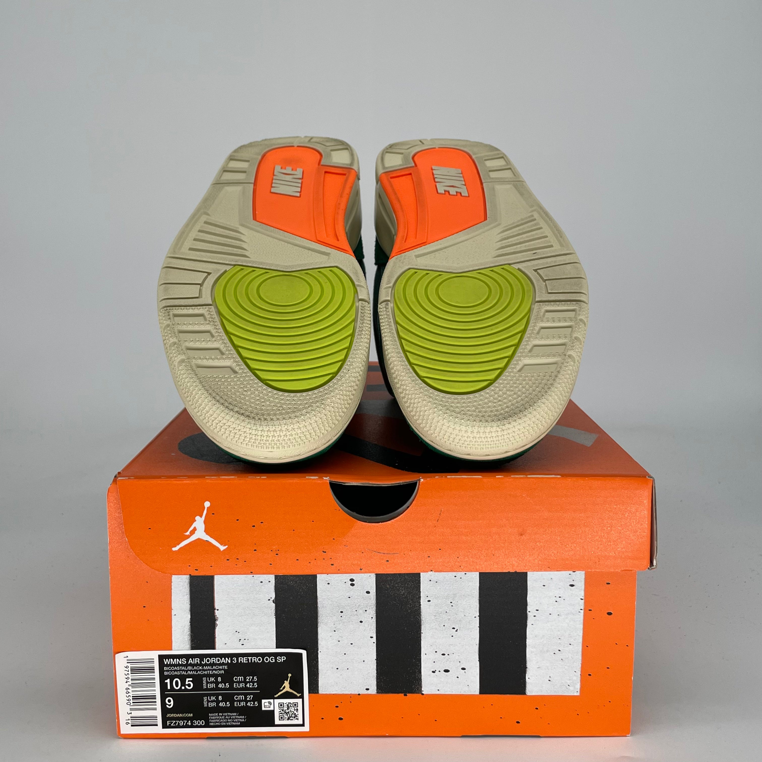 AIR JORDAN 3 NINA CHANEL ABNEY BICOSTAL W FZ7974-300 SIZE 10.5/12W